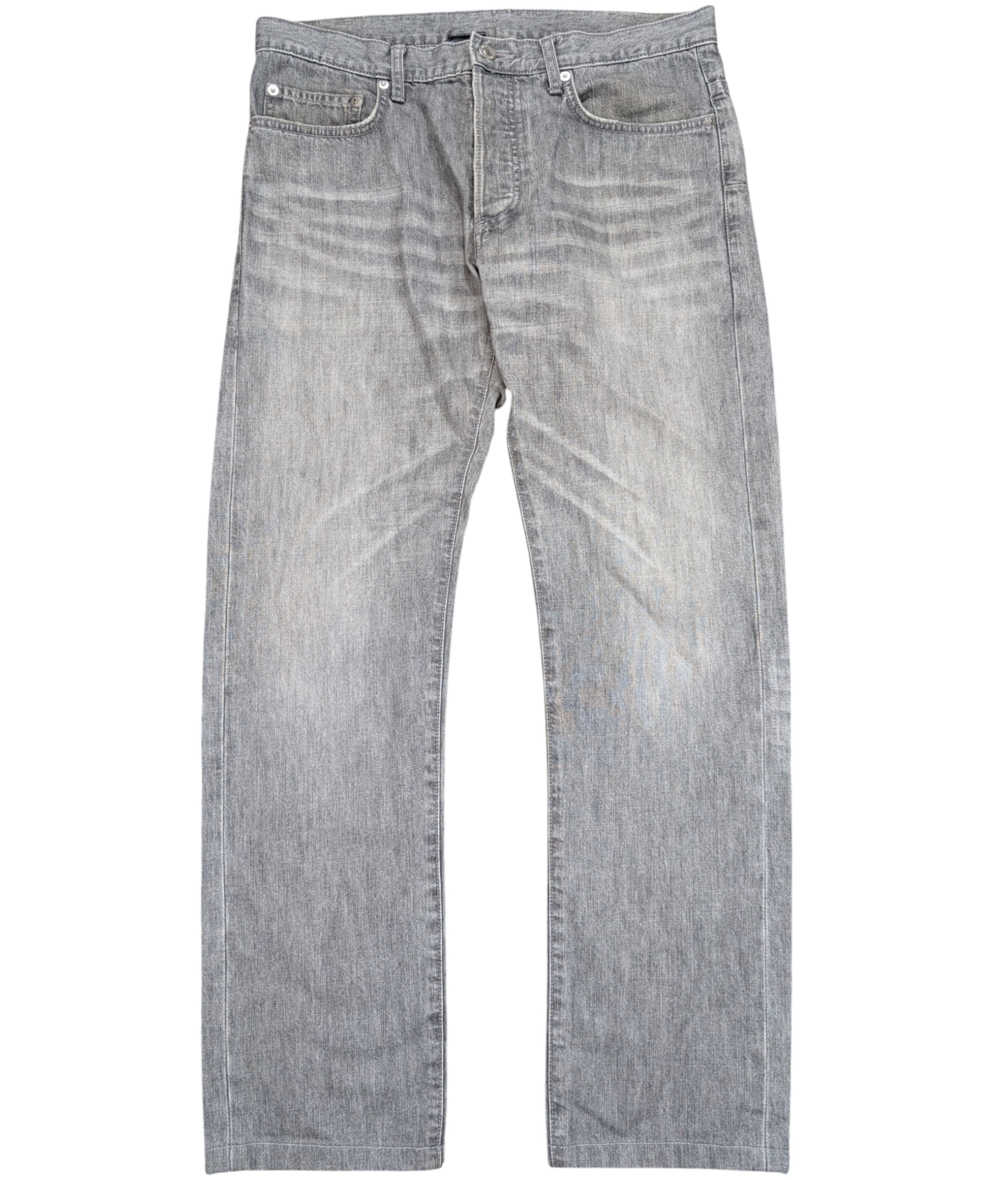 Dior Homme Whiskered Grey Denim Jeans Hedi Slimane