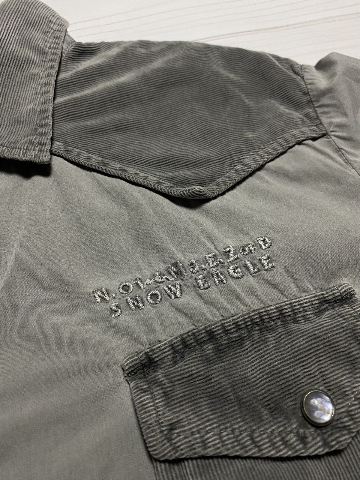 Diesel × Japanese Brand × Vintage Vintage Diesel Snow Eagle Big logo y2k button up t shirt Size US L / EU 52-54 / 3 - 8 Thumbnail