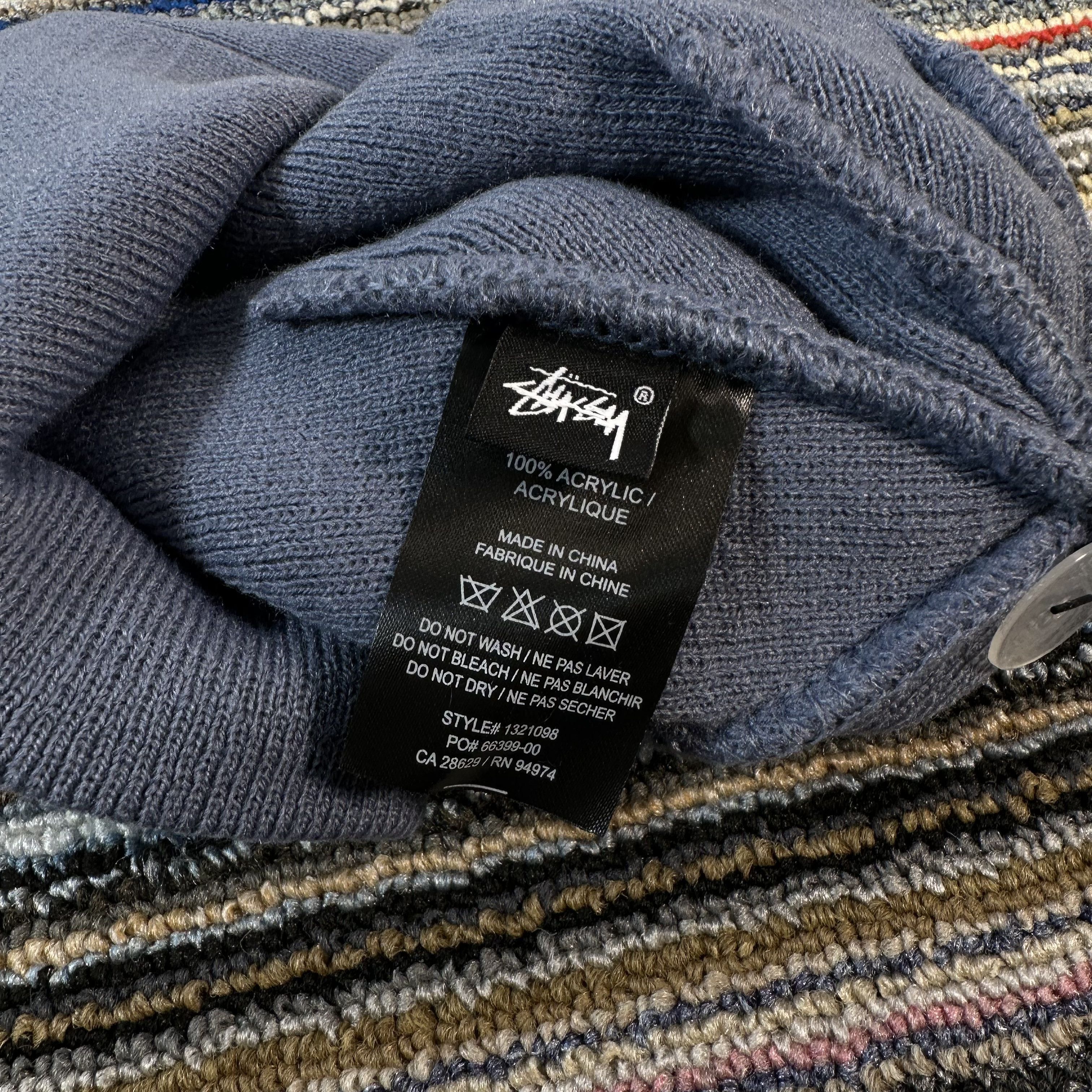 Stussy STUSSY STRIPE SKULLCAP BEANIE / FADED BLUE Size ONE SIZE - 5 Thumbnail
