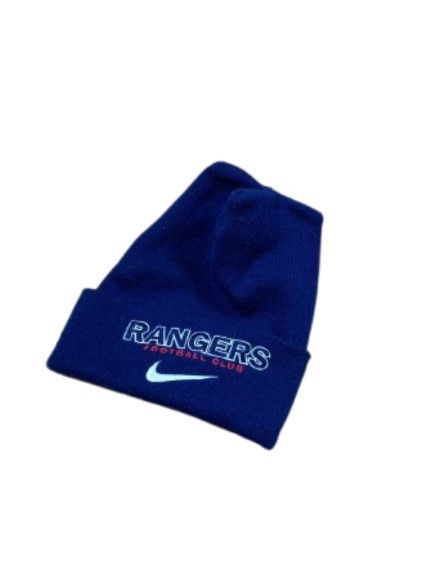 Nike Vintage Nike Big Y2K Logo Beanie Hat Size ONE SIZE - 1 Thumbnail