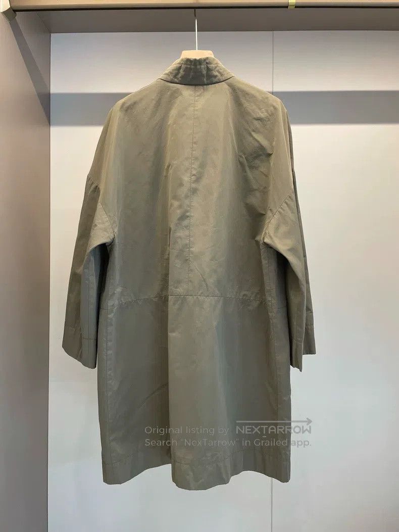 Brunello Cucinelli Brunello Cucinelli Light Military Green Polyester Trench C Size US S / EU 44-46 / 1 - 2 Thumbnail