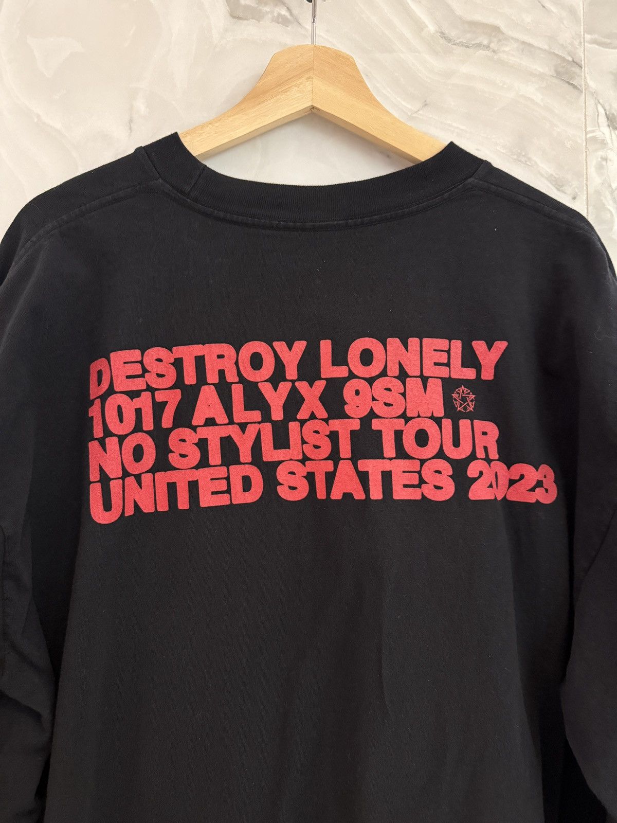 1017 ALYX 9SM × Destroy Lonely Destroy Lonely x 1017 Alyx No Stylist Tour Tee Size US XL / EU 56 / 4 - 3 Thumbnail