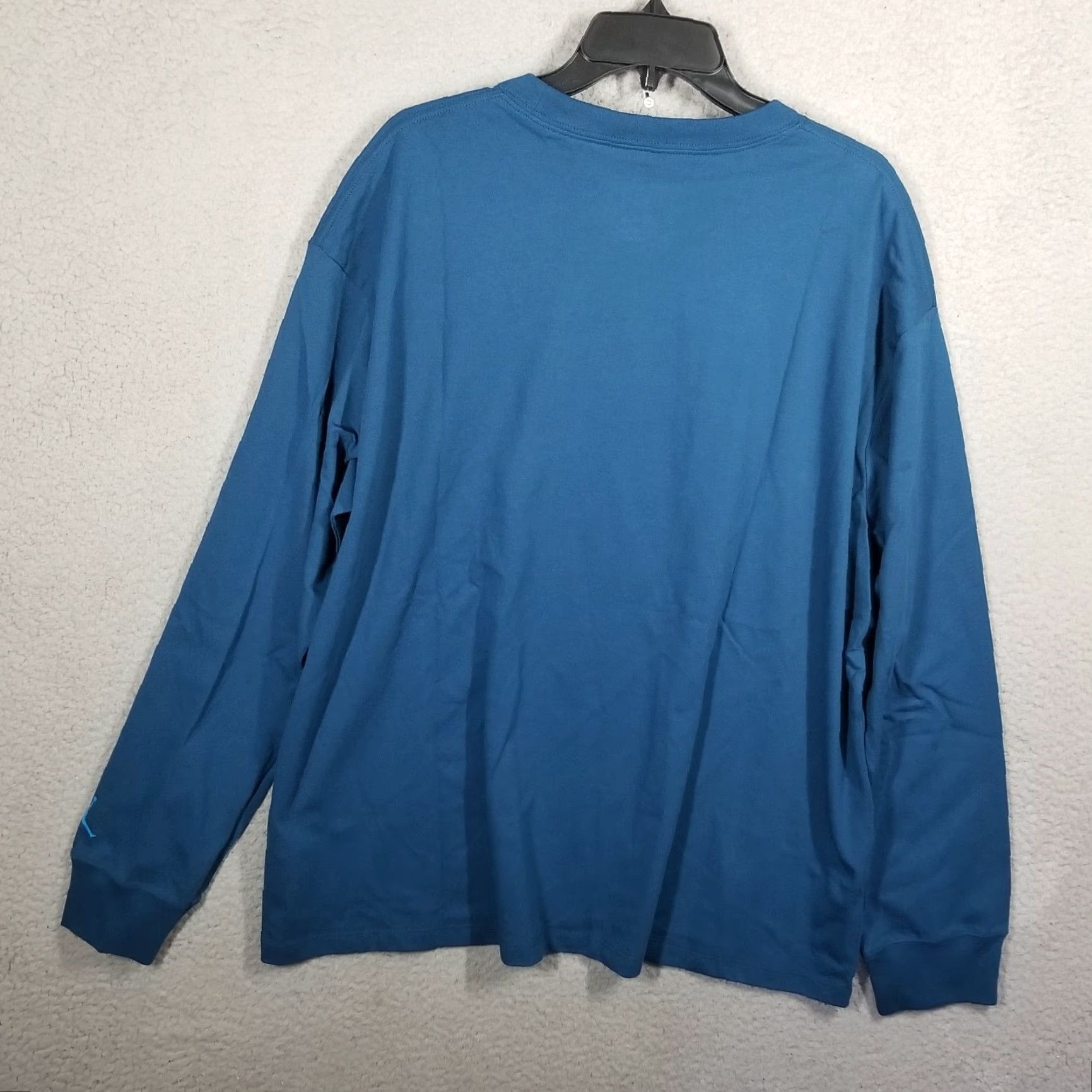 Nike Nike Jordan Shirt Women's Blue L/S Tiger XL Crew Neck Pullover 100% Cotton Loose Fit Activewear Basketball Size XL / US 12-14 / IT 48-50 - 2 Thumbnail