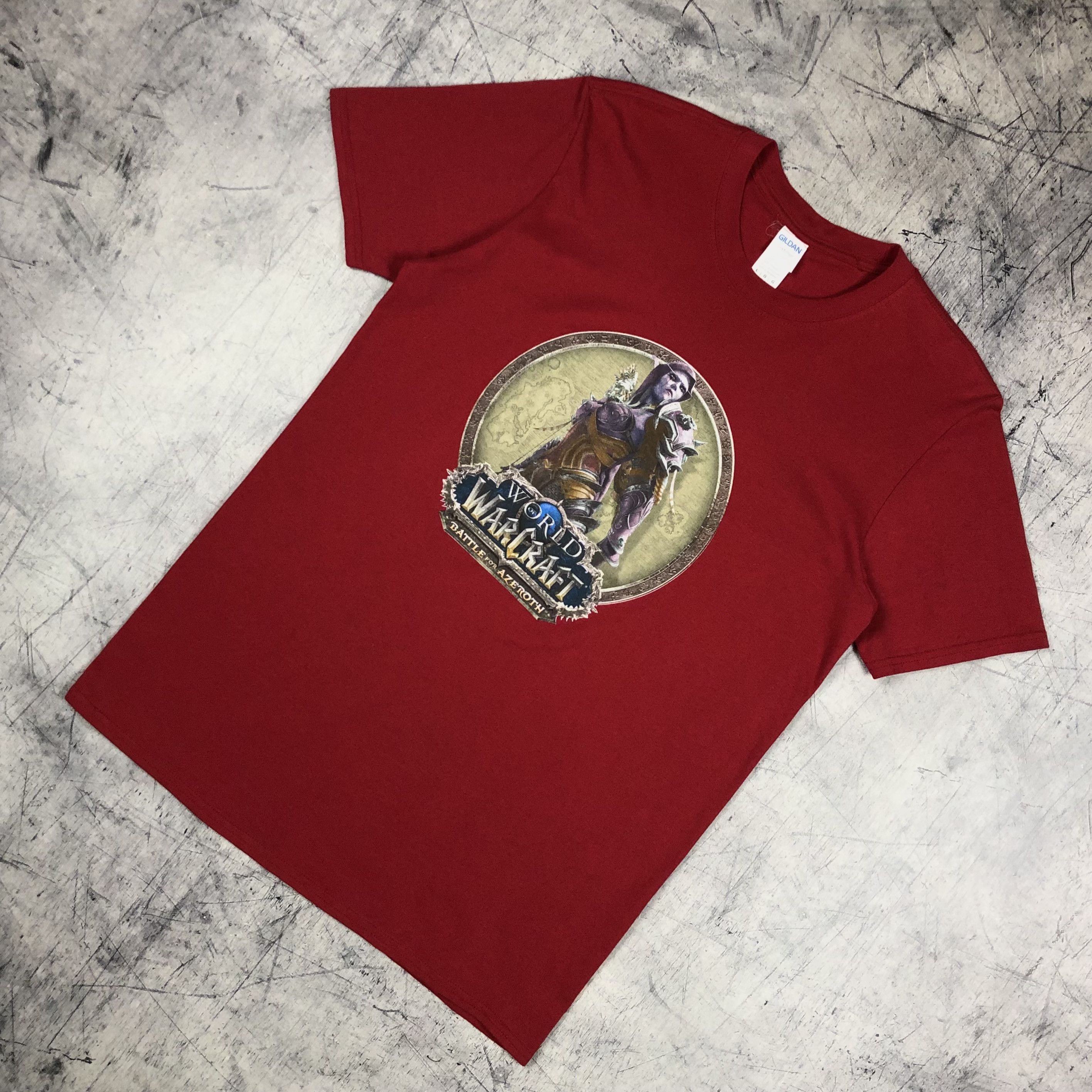 The Game Warcraft Battle For Azeroth Blizzard Tee Size US L / EU 52-54 / 3 - 5 Thumbnail