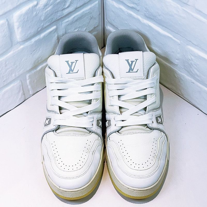 Louis Vuitton Trainer White Low-Top Fashion Sneakers 0089