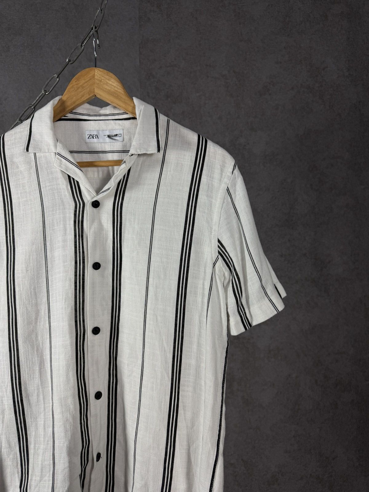 Zara Zara Man designer linen shirt Size US S / EU 44-46 / 1 - 2 Thumbnail