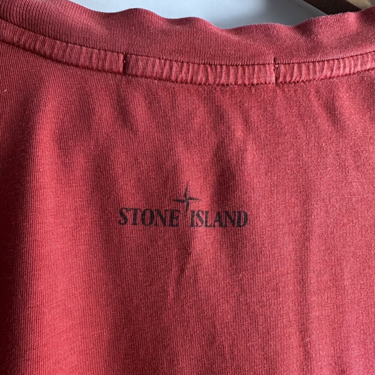 Stone Island ST Stone Island Vintage T-shirt Big Logo Streetwear Rare Size US XL / EU 56 / 4 - 10 Thumbnail