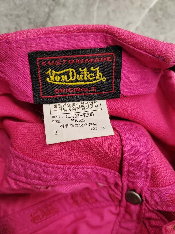 Von Dutch 🔥 Vintage 🔥 Von Dutch Distressed Style Cap Hat Size ONE SIZE - 5 Thumbnail