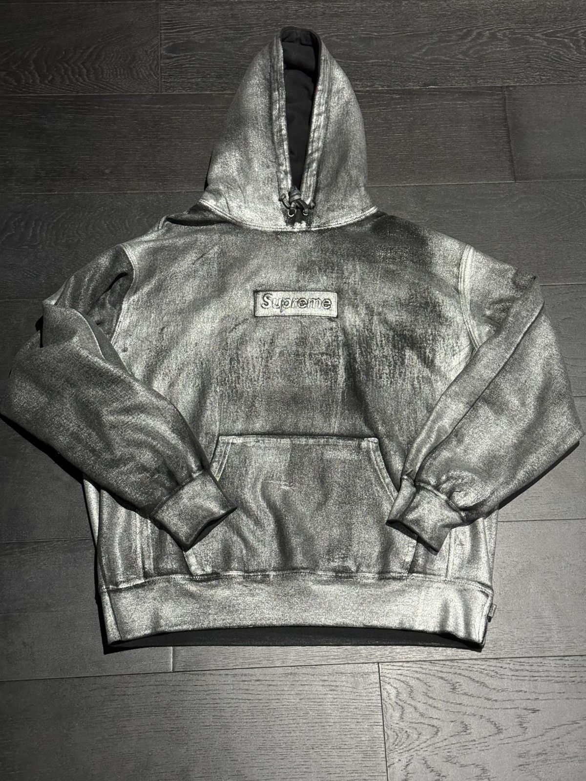 Maison Margiela × Supreme Supreme X Maison Margiela 6 Foil Box logo Hoodie Size US L / EU 52-54 / 3 - 1 Thumbnail