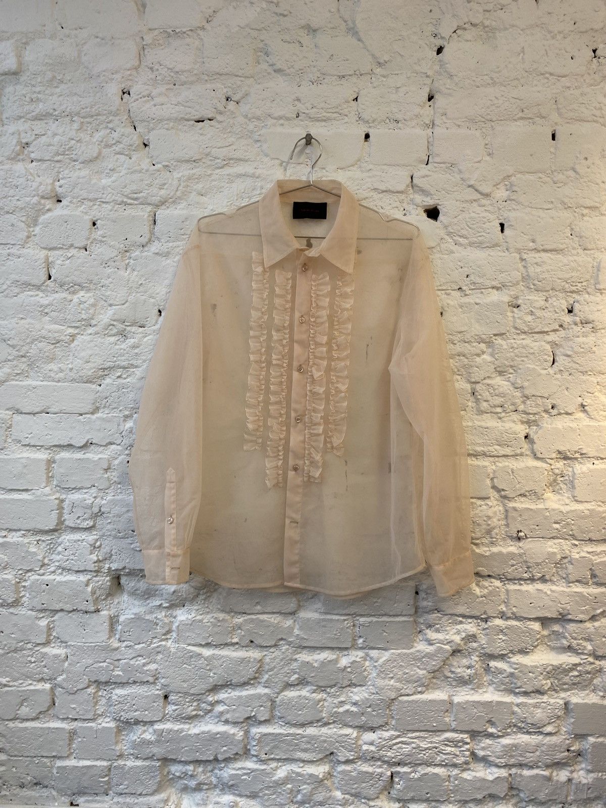 Simone Rocha Simone Rocha Tulle Ruffle Shirt Size US M / EU 48-50 / 2 - 1 Thumbnail