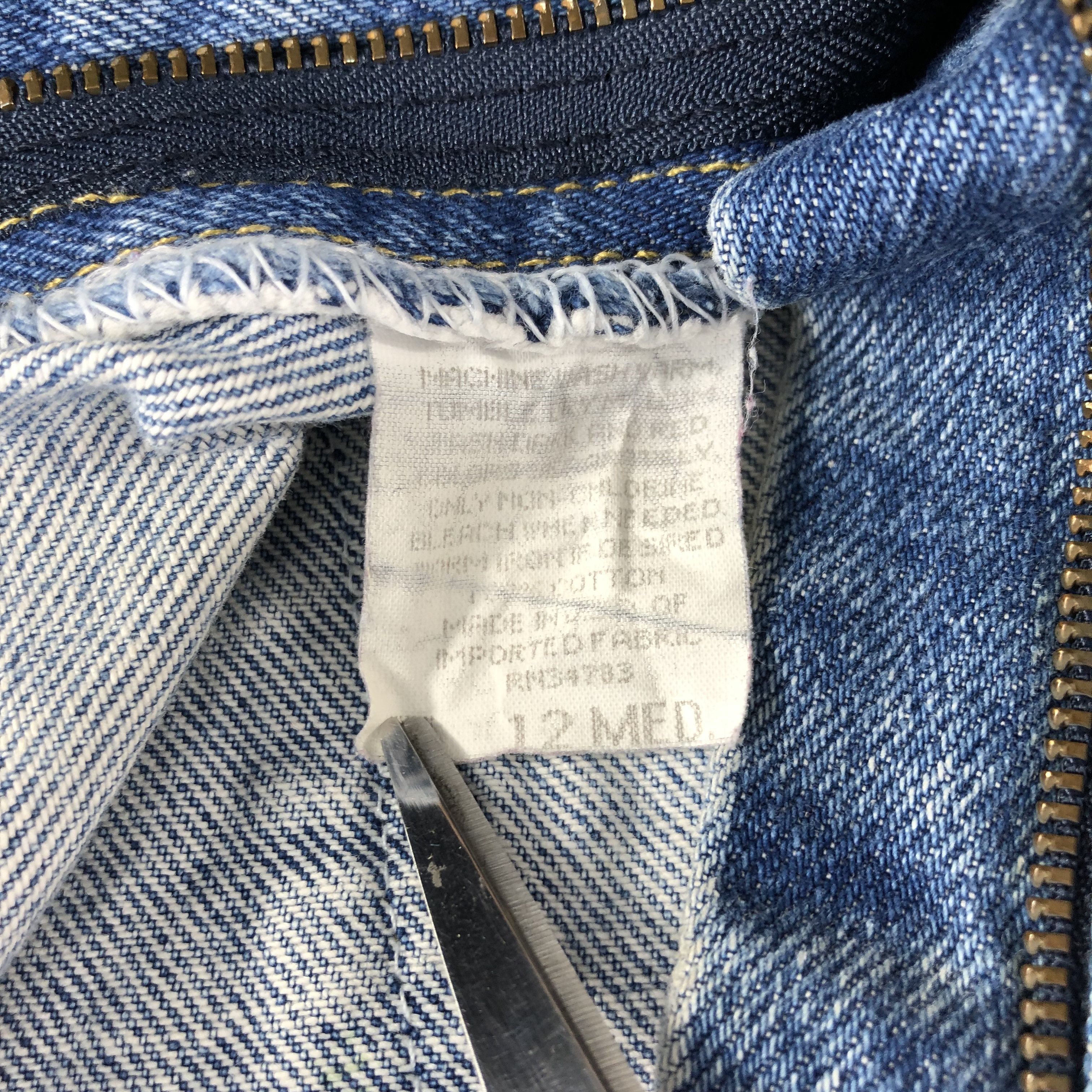 Lee Vintage 90s Blue Wash Lee Jeans-J1569 Size US 30 / EU 46 - 11 Thumbnail