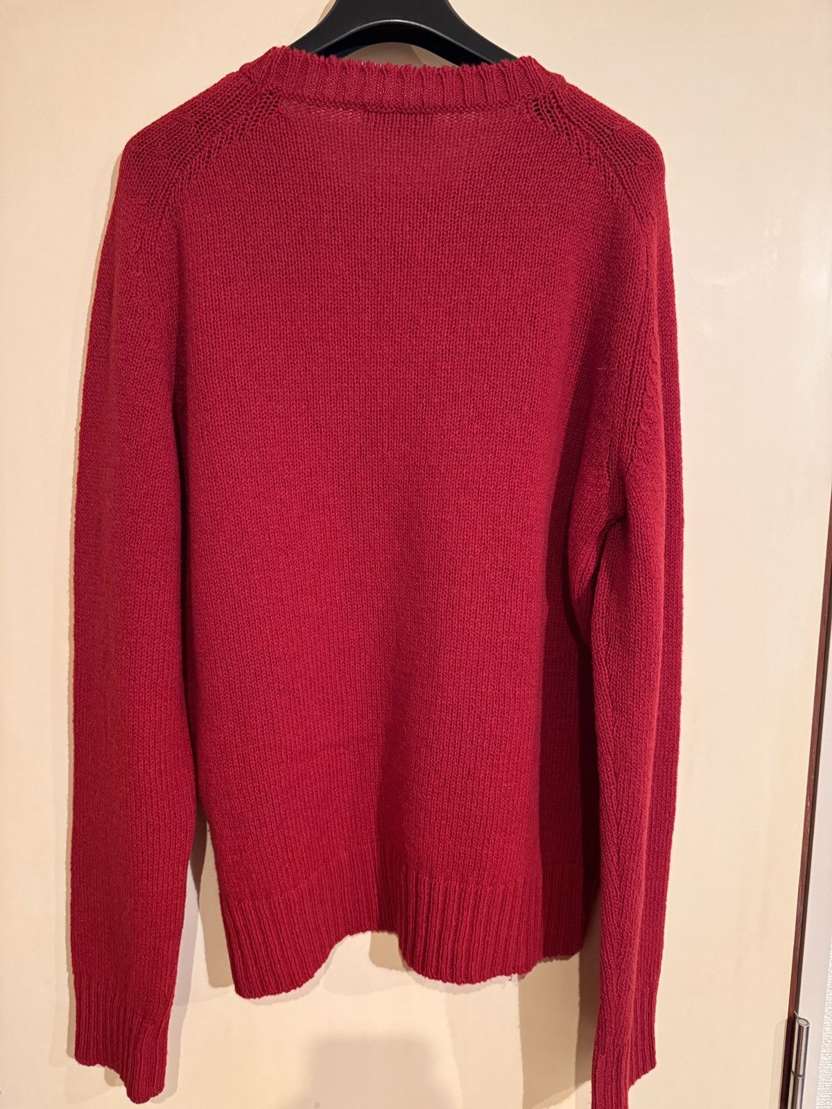 Prada 2018 PRADA deep red crewneck wool sweater Size US L / EU 52-54 / 3 - 2 Thumbnail
