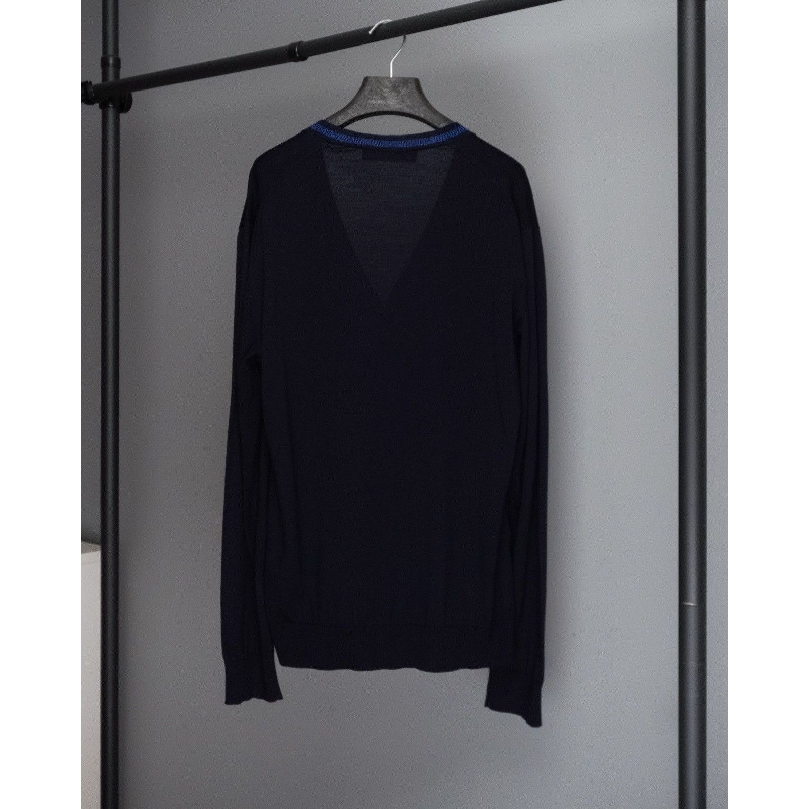 Versace Gianni versace medusa greca blue print cardigan sweater Size US M / EU 48-50 / 2 - 7 Thumbnail