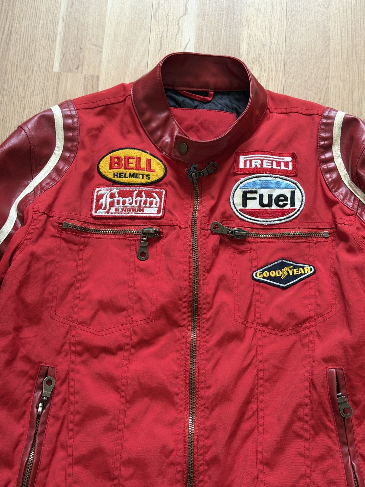 NASCAR Nascar racing moto formula 1 jacket vintage leather 2000s Size US M / EU 48-50 / 2 - 3 Thumbnail