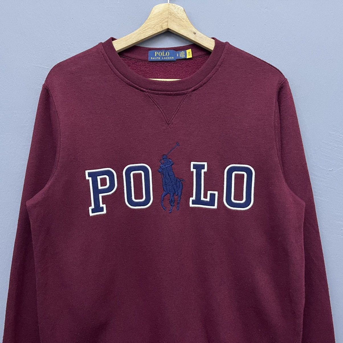 Polo Ralph Lauren Polo Ralph Lauren Big Pony Embroidered Crewneck Sweatshirt Size US S / EU 44-46 / 1 - 3 Thumbnail