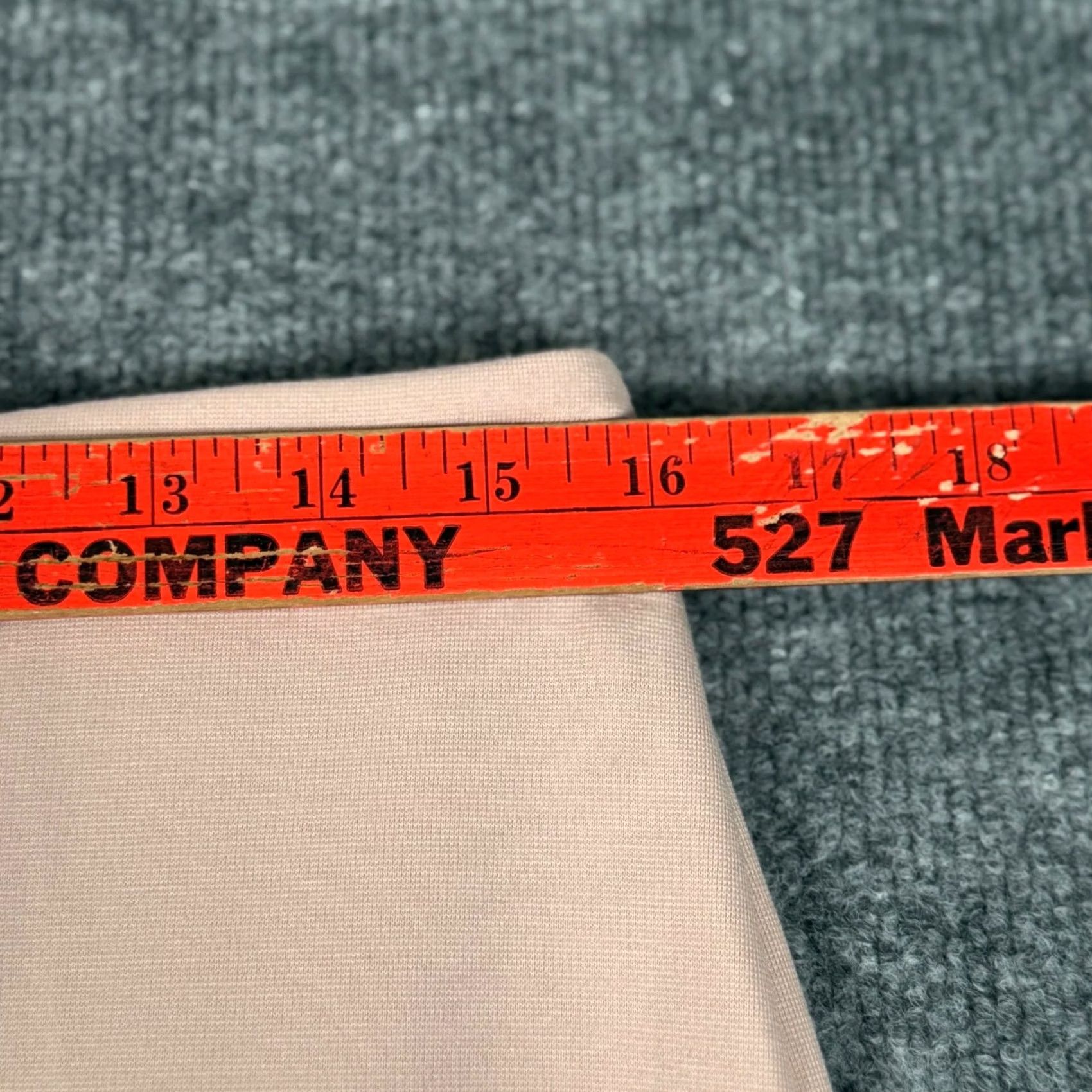 Vintage Philosophy Skirt Blush Pencil 8 Women Knee Length Zipper Workwear Office Business Casual Womens Size 30" / US 8 / IT 44 - 6 Thumbnail