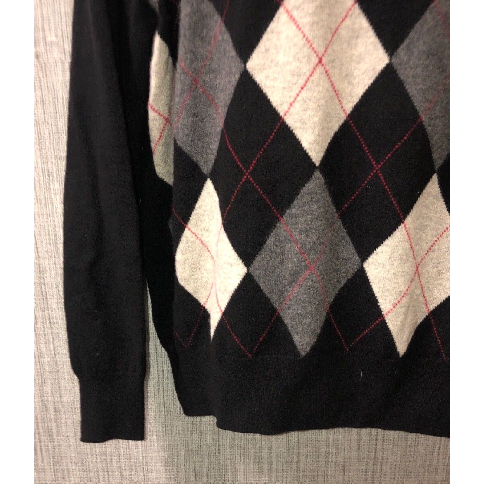 Vintage Lynon Mens Gray Crewneck Cashmere Sweater Size 56 Size US XL / EU 56 / 4 - 3 Thumbnail
