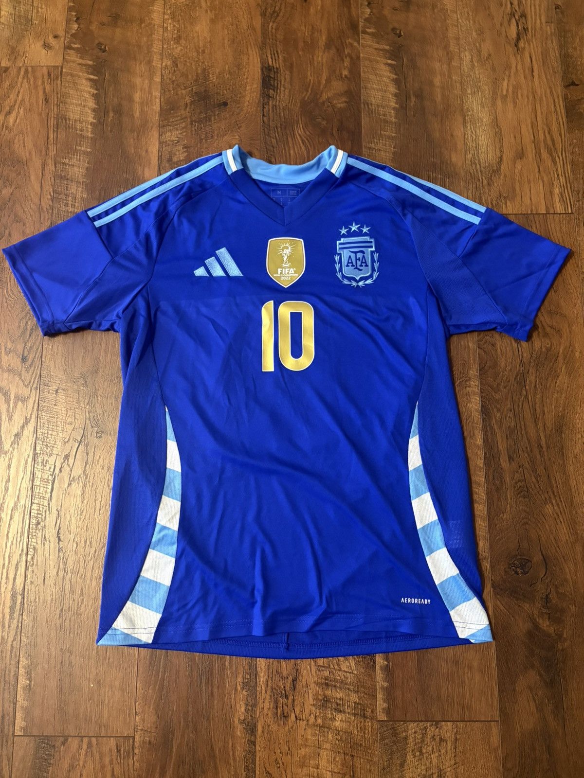 Adidas ARG Adidas Argentina 24 Away blue Size US M / EU 48-50 / 2 - 1 Thumbnail