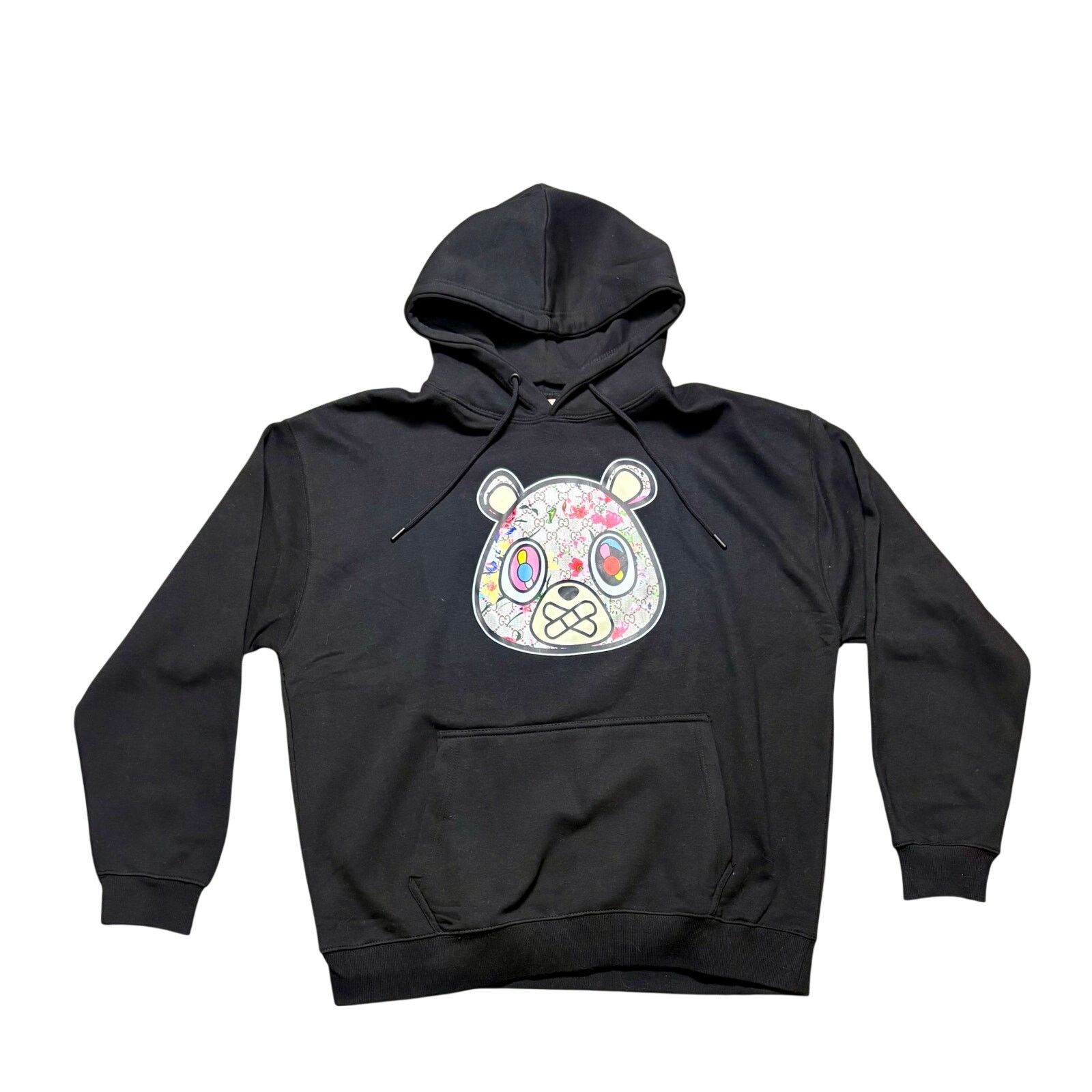 Other New Black GG inspired Bear Hoodie in XL. 80% cotton. Size US XL / EU 56 / 4 - 1 Thumbnail