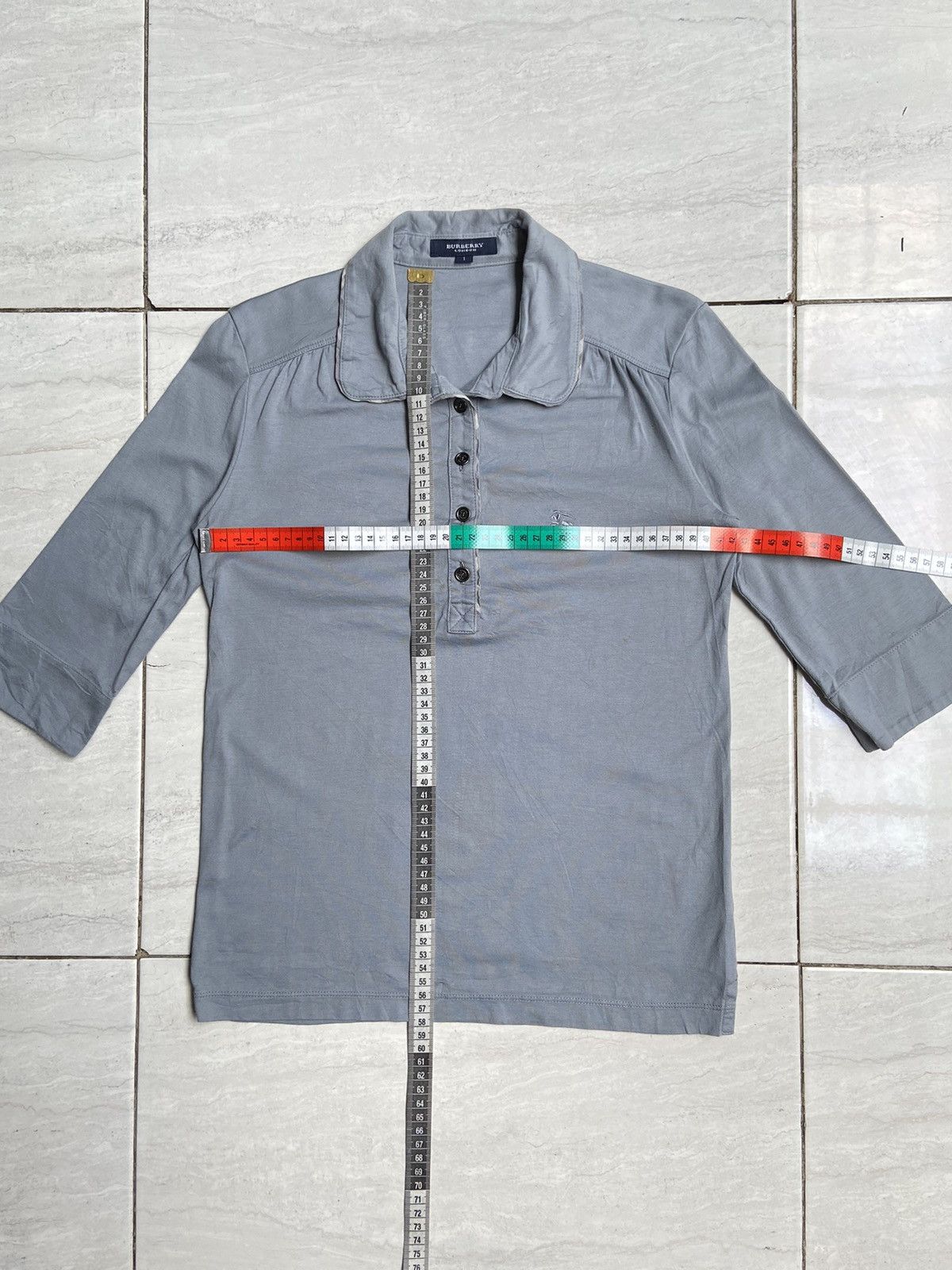 Burberry BURBERRY Grey T-Shirt Size US XS / EU 42 / 0 - 2 Thumbnail