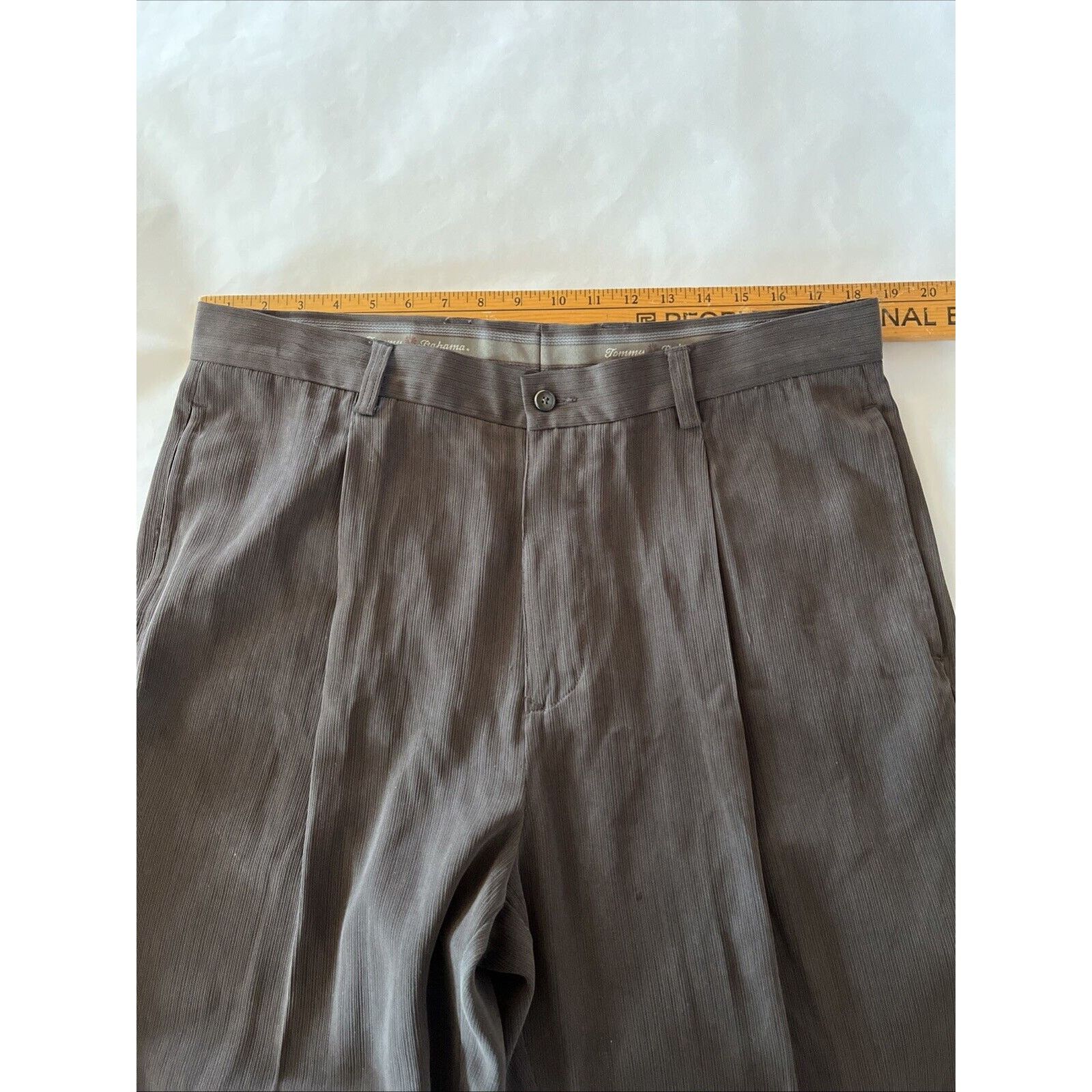 Tommy Bahama Tommy Bahama Pants Men’s 36x29 Brown Westbridge Silk Wool Size US 36 / EU 52 - 9 Thumbnail