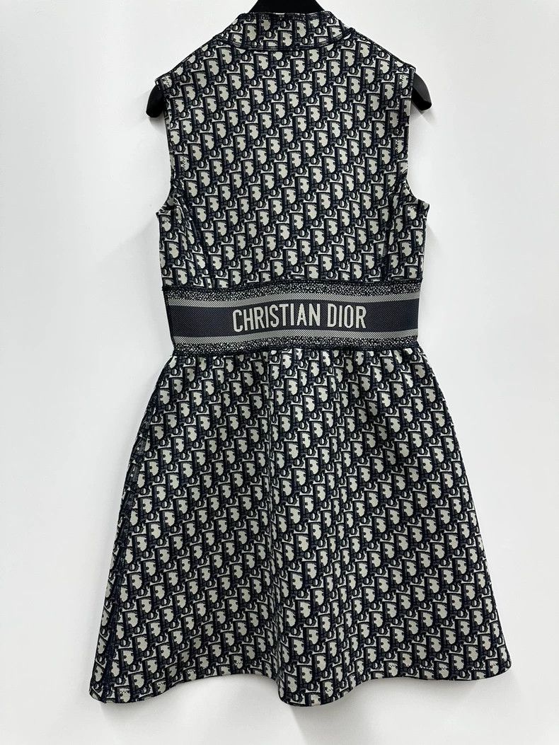 Dior Dior Full-print dress