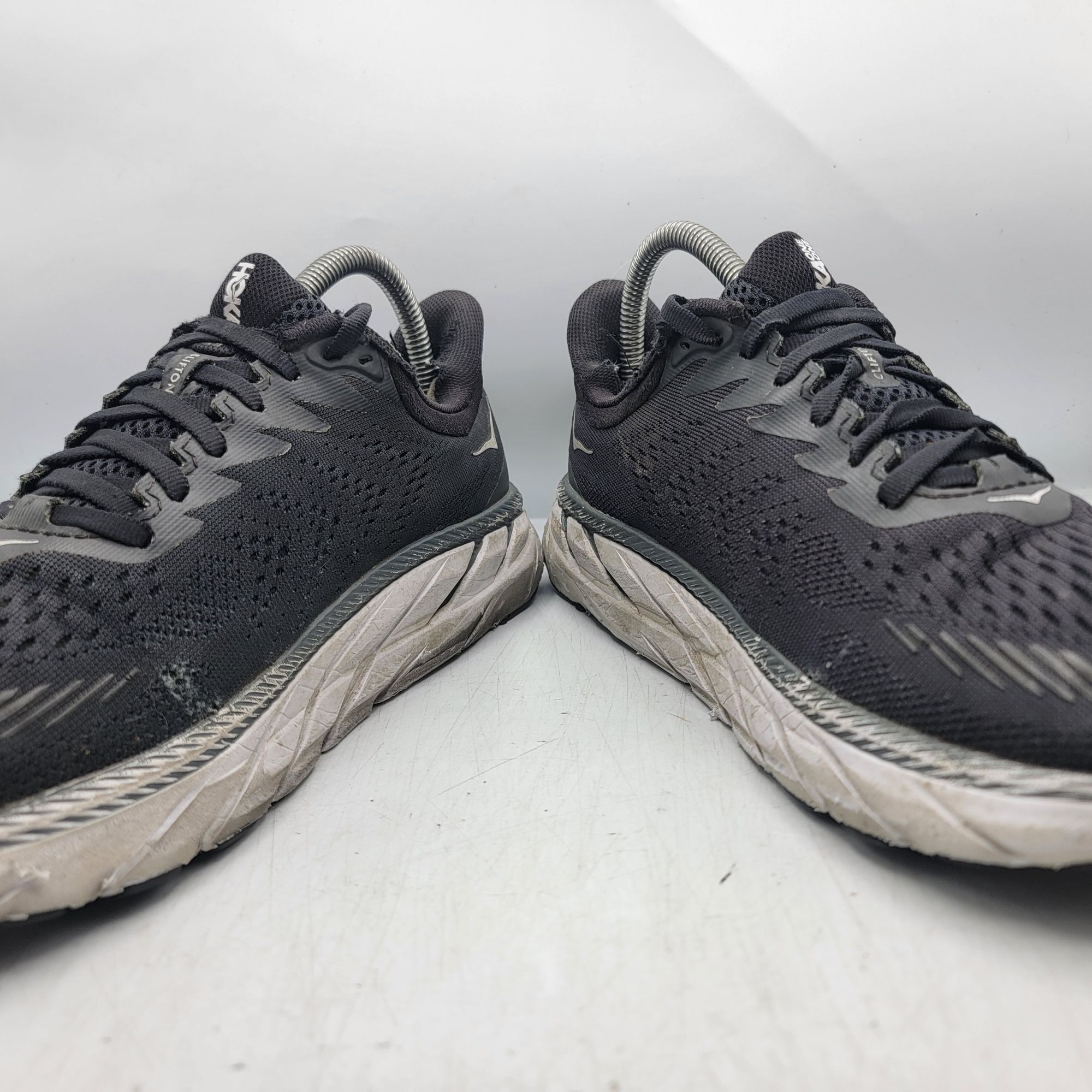 Hoka Hoka One One Clifton 7 Womens 7.5 D Wide Black Athletic Shoe Size US 7.5 / IT 37.5 - 3 Thumbnail