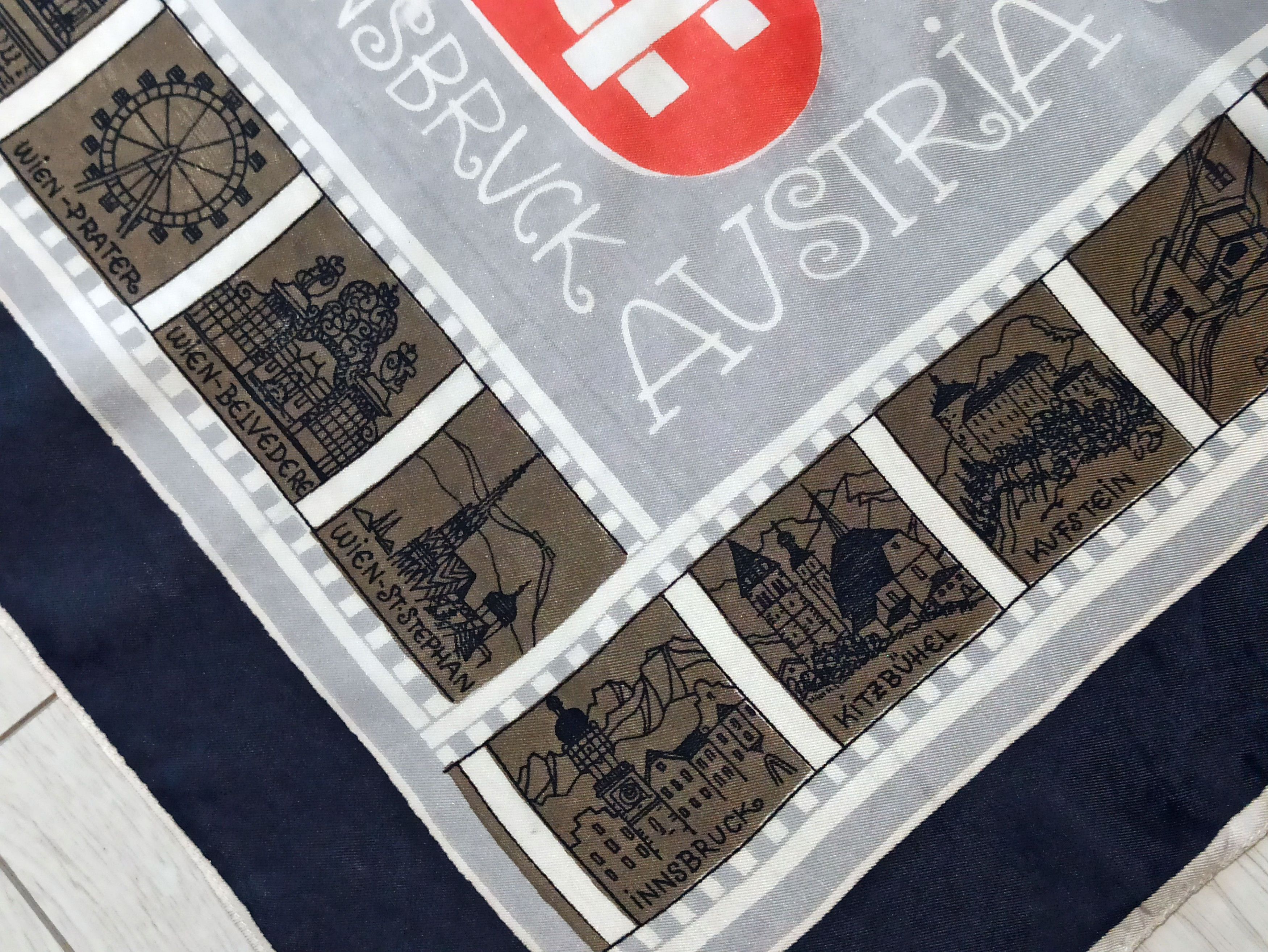 Other × Vintage INNSBRUCK OLYMPIADE 1964 SILK SCARF Size ONE SIZE - 3 Thumbnail
