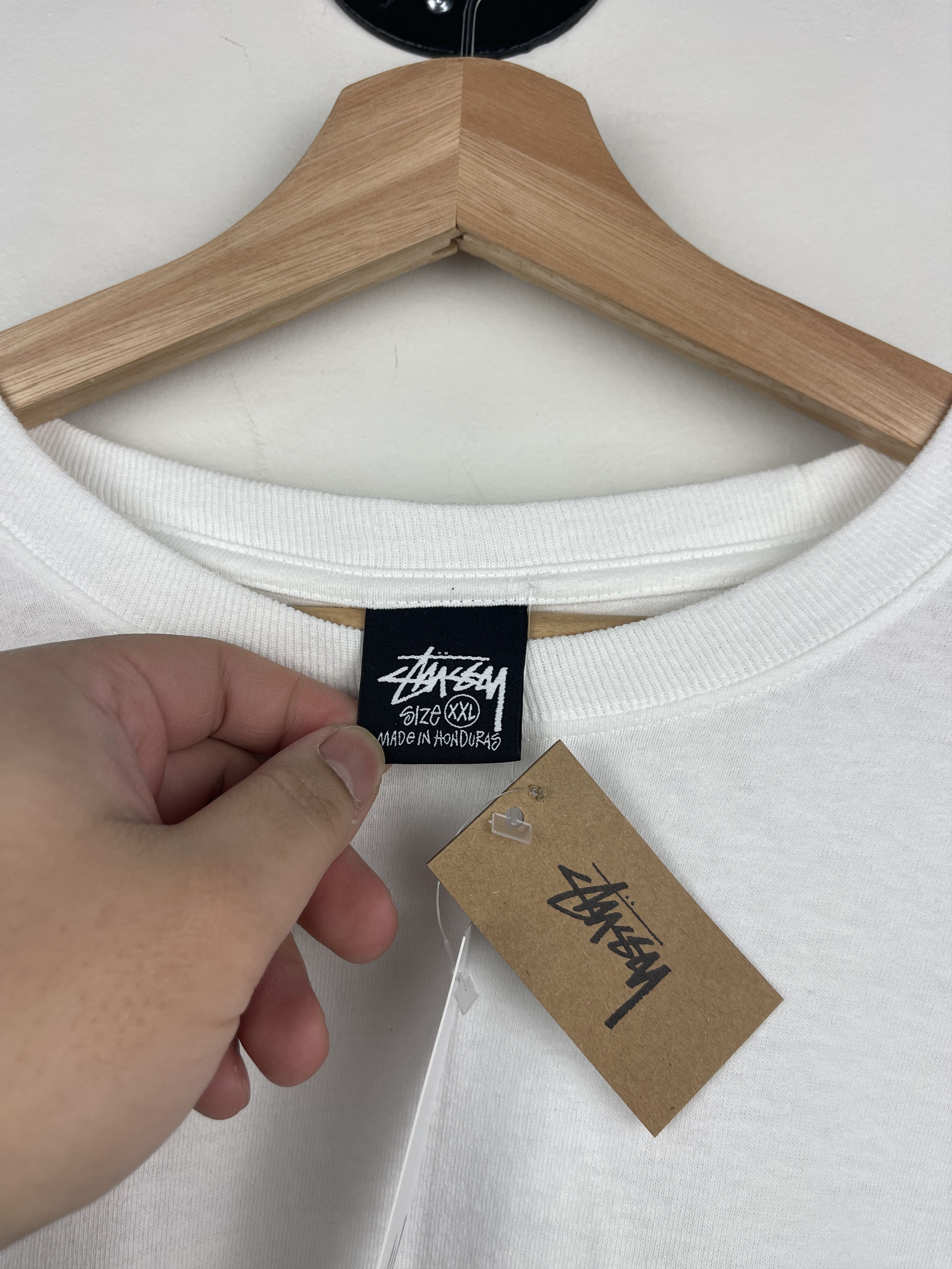 Stussy Stussy Stock Toronto White Long Sleeve Size US XXL / EU 58 / 5 - 6 Thumbnail