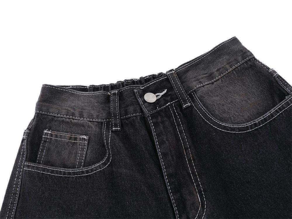 Japanese Brand × Jean American retro punk contrast color washed distressed jeans Size US 32 / EU 48 - 3 Thumbnail