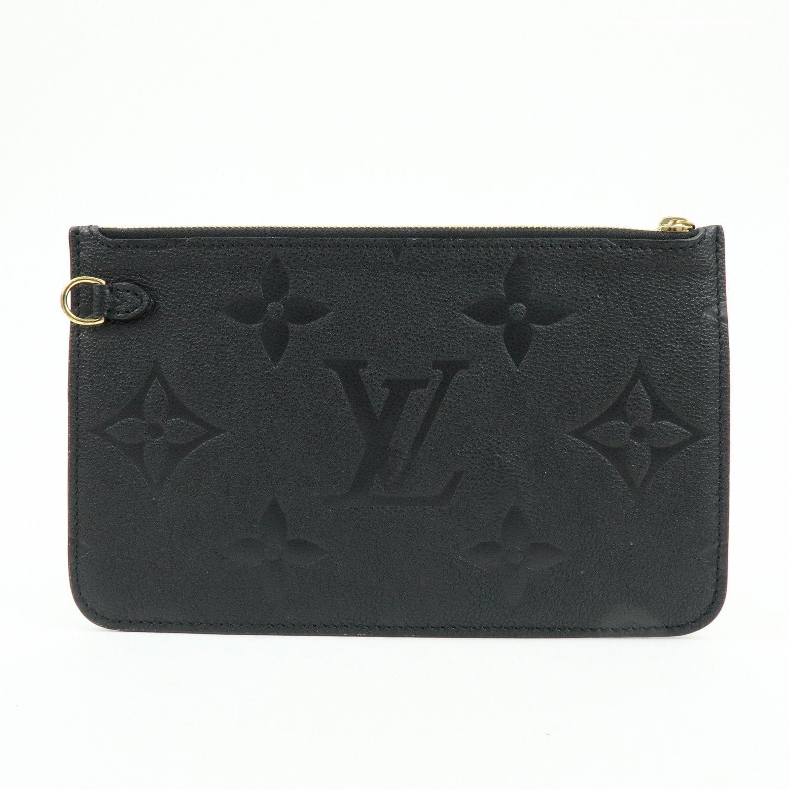 Louis Vuitton Louis Vuitton Monogram Empreinte Pochette Calfskin Black Size ONE SIZE - 2 Thumbnail