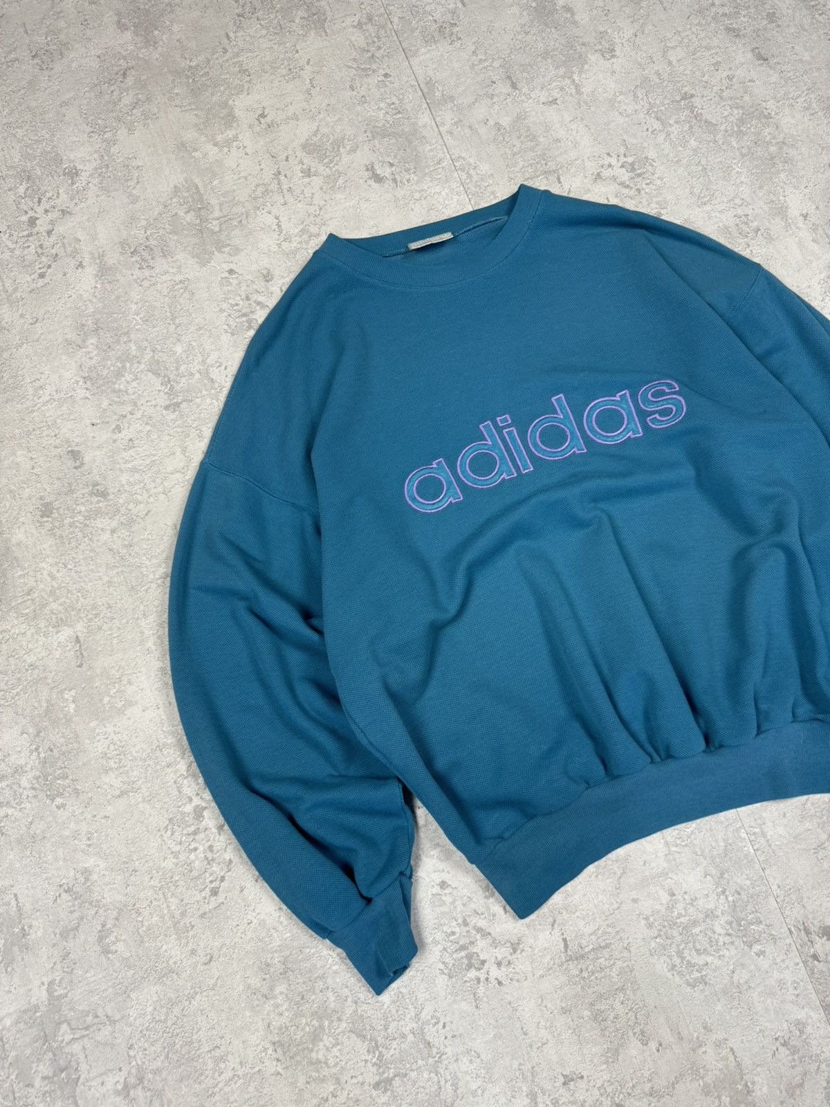 Adidas Vintage 90s RARE Men's ADIDAS Big Logo Blue Tracksuit Size L Size US L / EU 52-54 / 3 - 5 Thumbnail