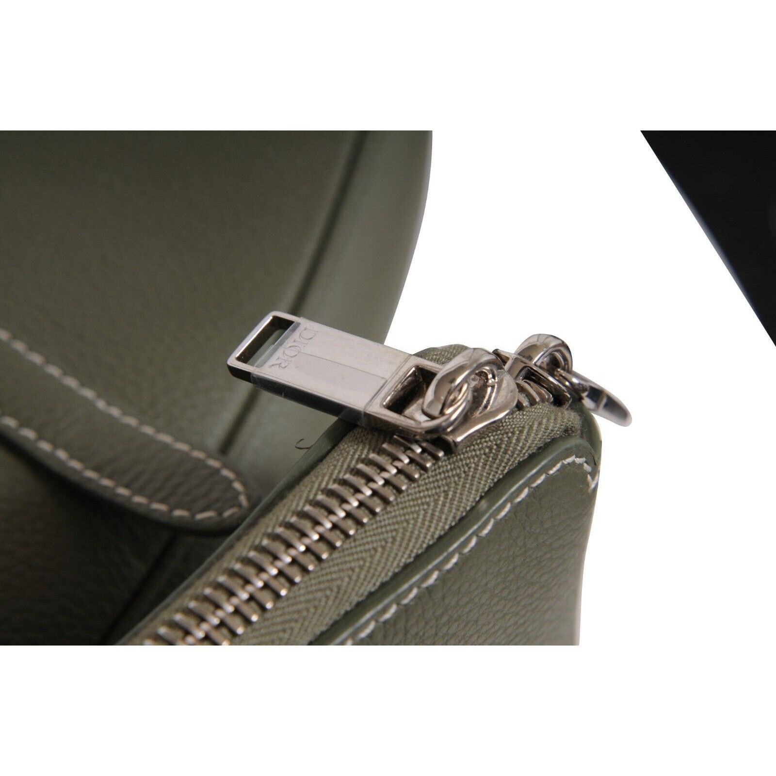 Dior Saddle Bag Green Leather Cargo Crossbody Travel Size ONE SIZE - 5 Thumbnail