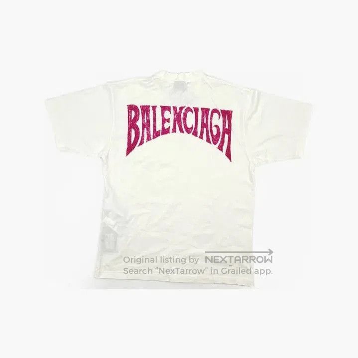 Balenciaga Balenciaga Logo Print Short Sleeve T. Size US S / EU 44-46 / 1 - 3 Thumbnail
