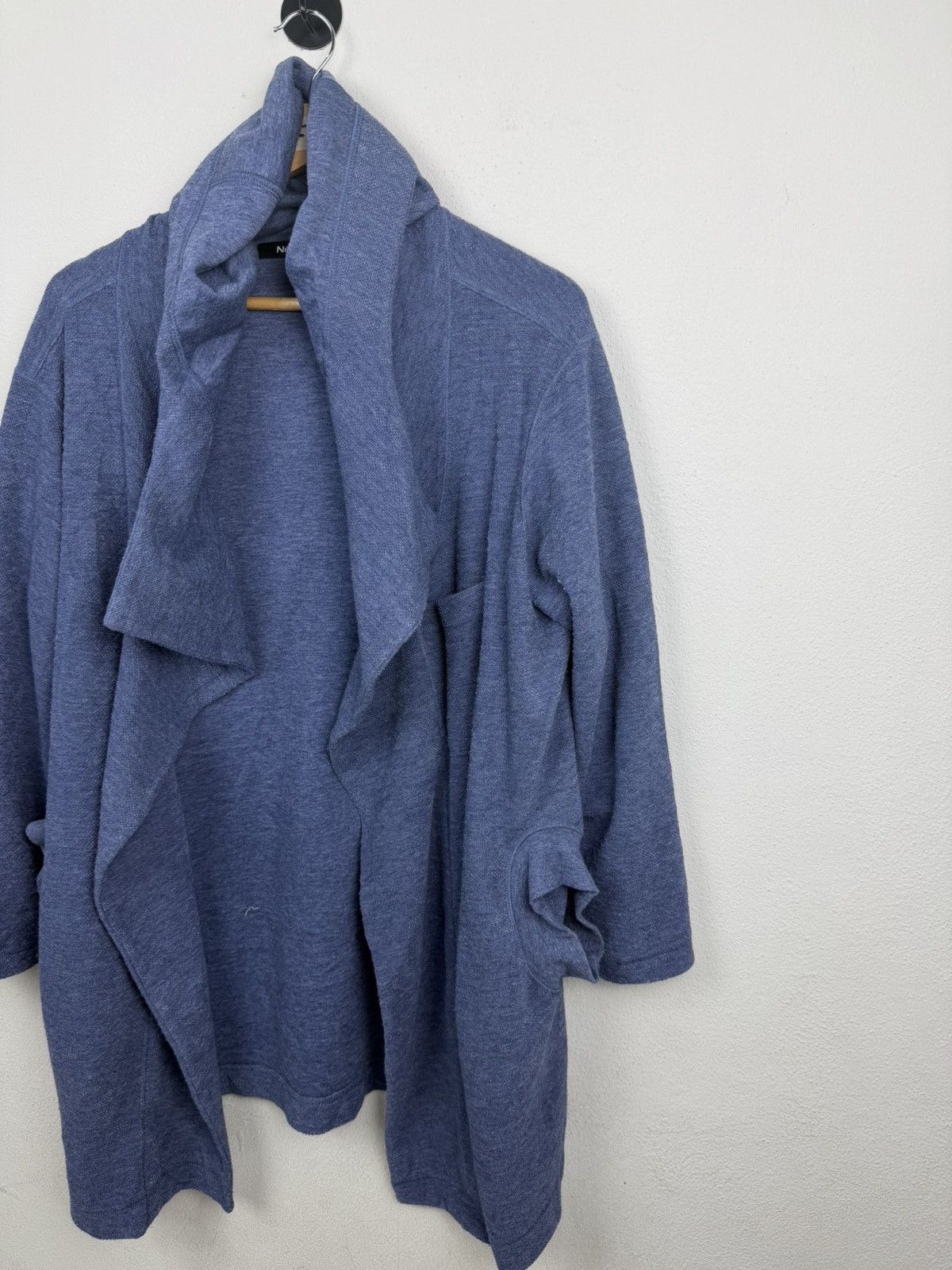 Ne-Net Né-net Issey Miyake Japan Draped Hooded Cardigan Jacket Size M / US 6-8 / IT 42-44 - 3 Thumbnail