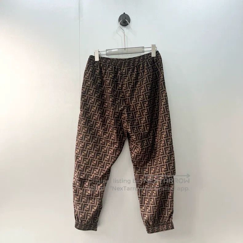 Fendi Fendi Double F Monogram Printed Long Pants Size US 30 / EU 46 - 2 Thumbnail