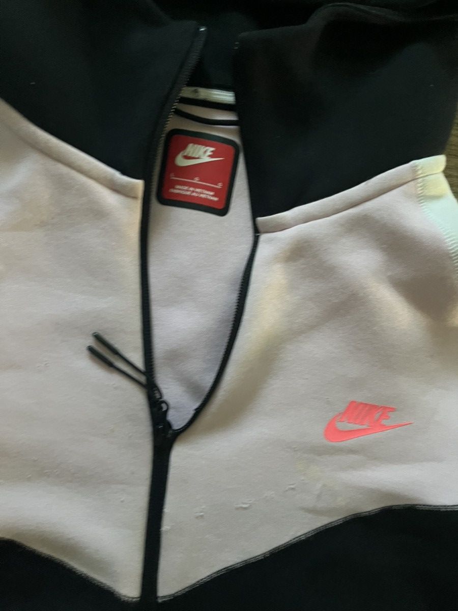 Nike Nike Tech Fleece Full-Zip Hoodie – Black/Pink/White Size US L / EU 52-54 / 3 - 3 Thumbnail