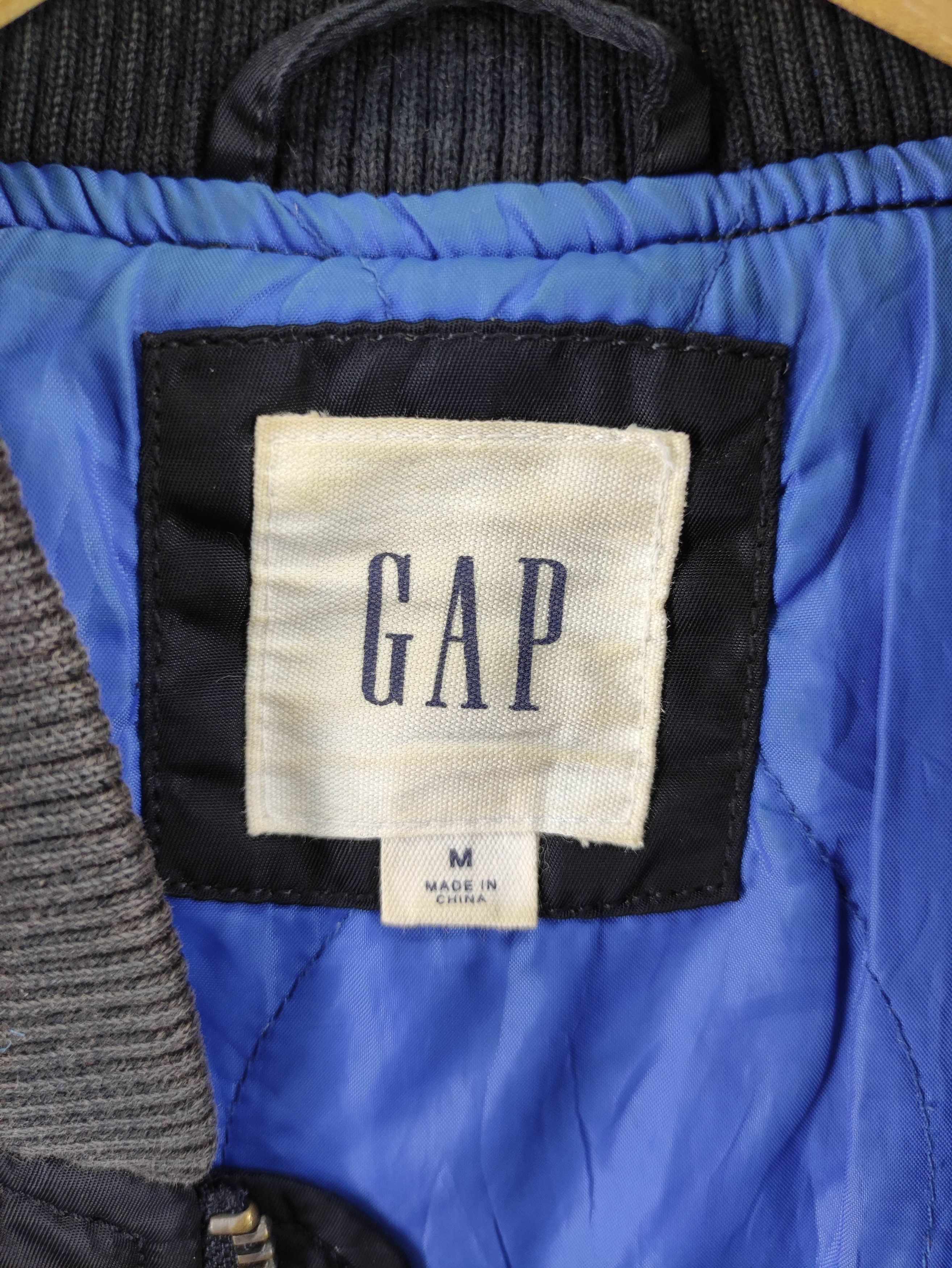 Gap Vintage Gap Bomber Jacket Zipper Size US M / EU 48-50 / 2 - 7 Thumbnail