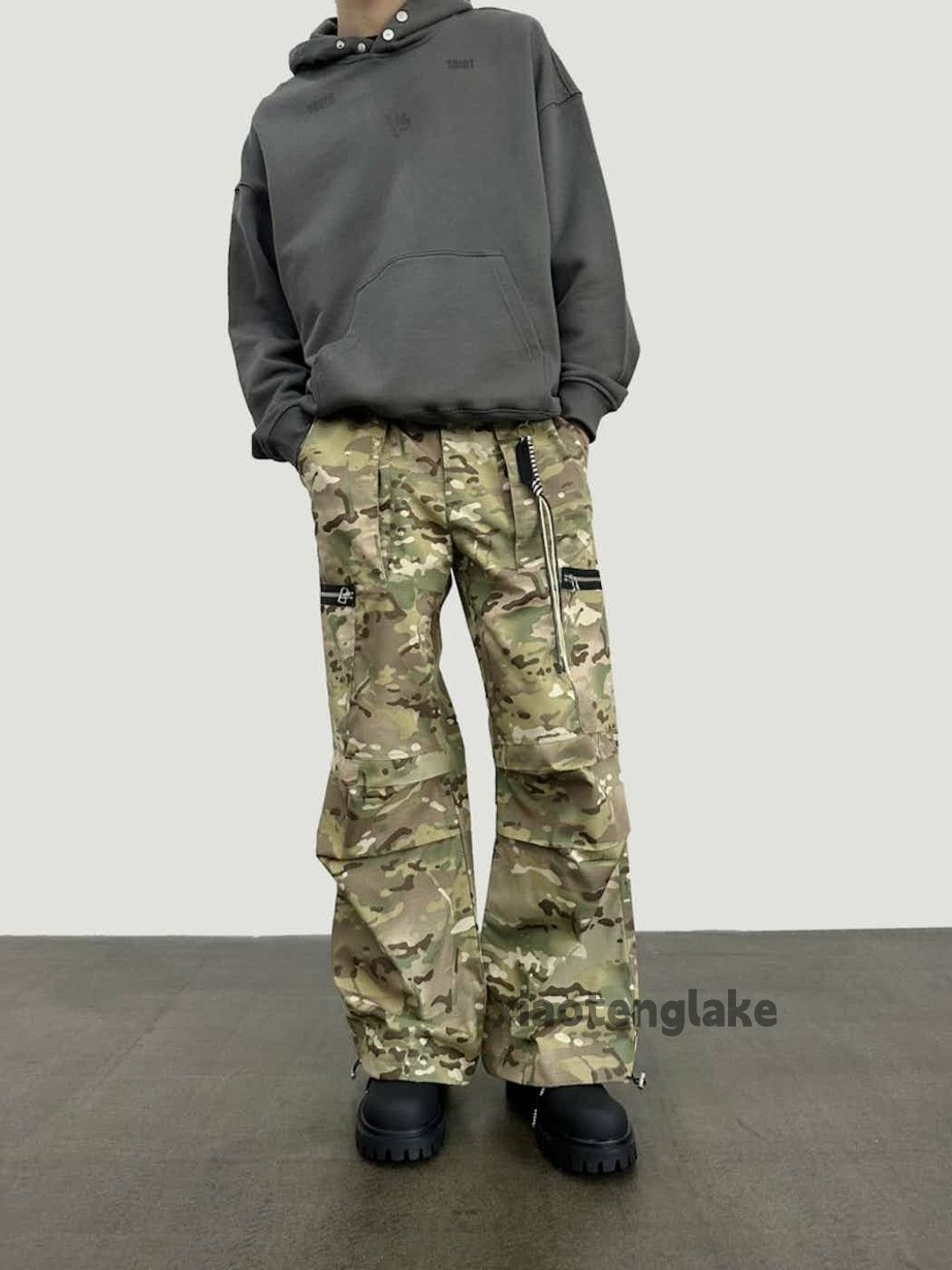 Designer × Japanese Brand × Vintage utility military outdoor loose pleated cargo pants Size US 32 / EU 48 - 6 Thumbnail