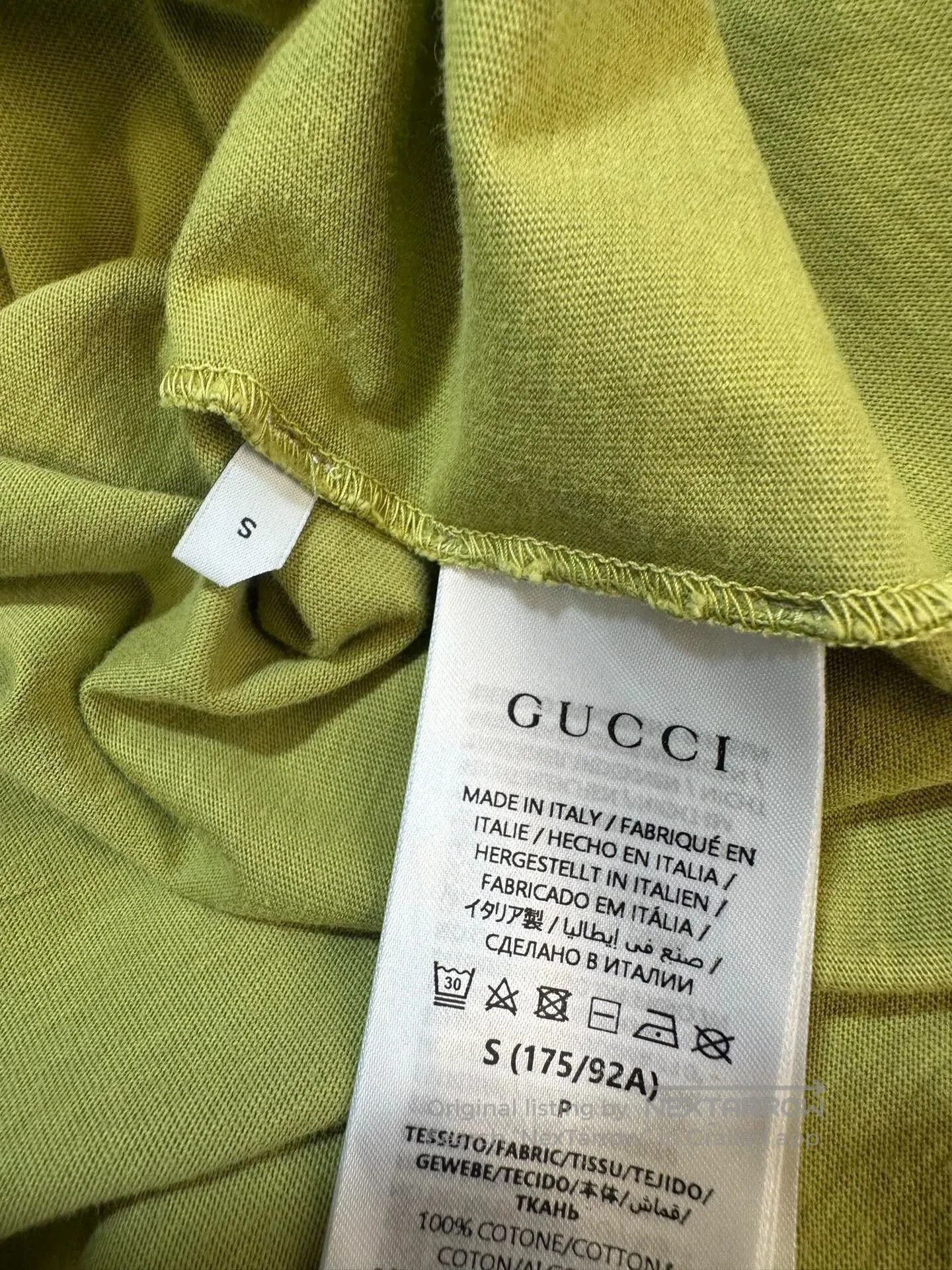 Gucci Gucci Green Gradient Double G Logo T. Size US S / EU 44-46 / 1 - 4 Thumbnail