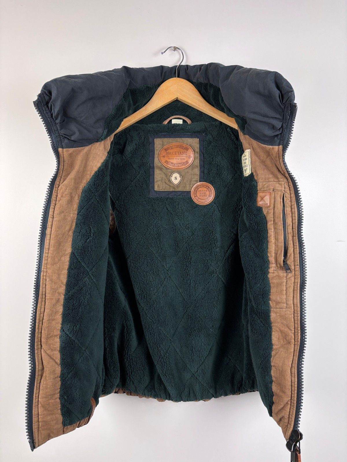Naketano Naketano Vest Full Zip Insulated Fleece Jacket Blue Size S Size S / US 4 / IT 40 - 7 Thumbnail