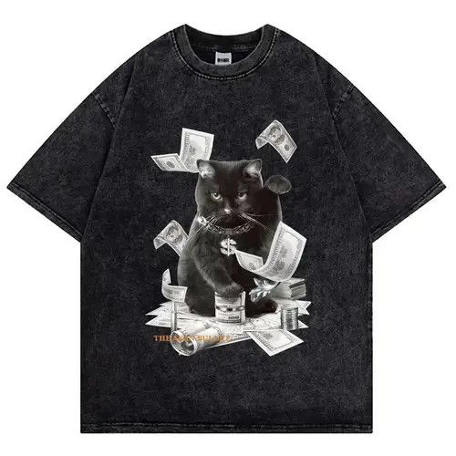 Japanese Brand × Vintage Cat Tshirt Size US M / EU 48-50 / 2 - 1 Thumbnail