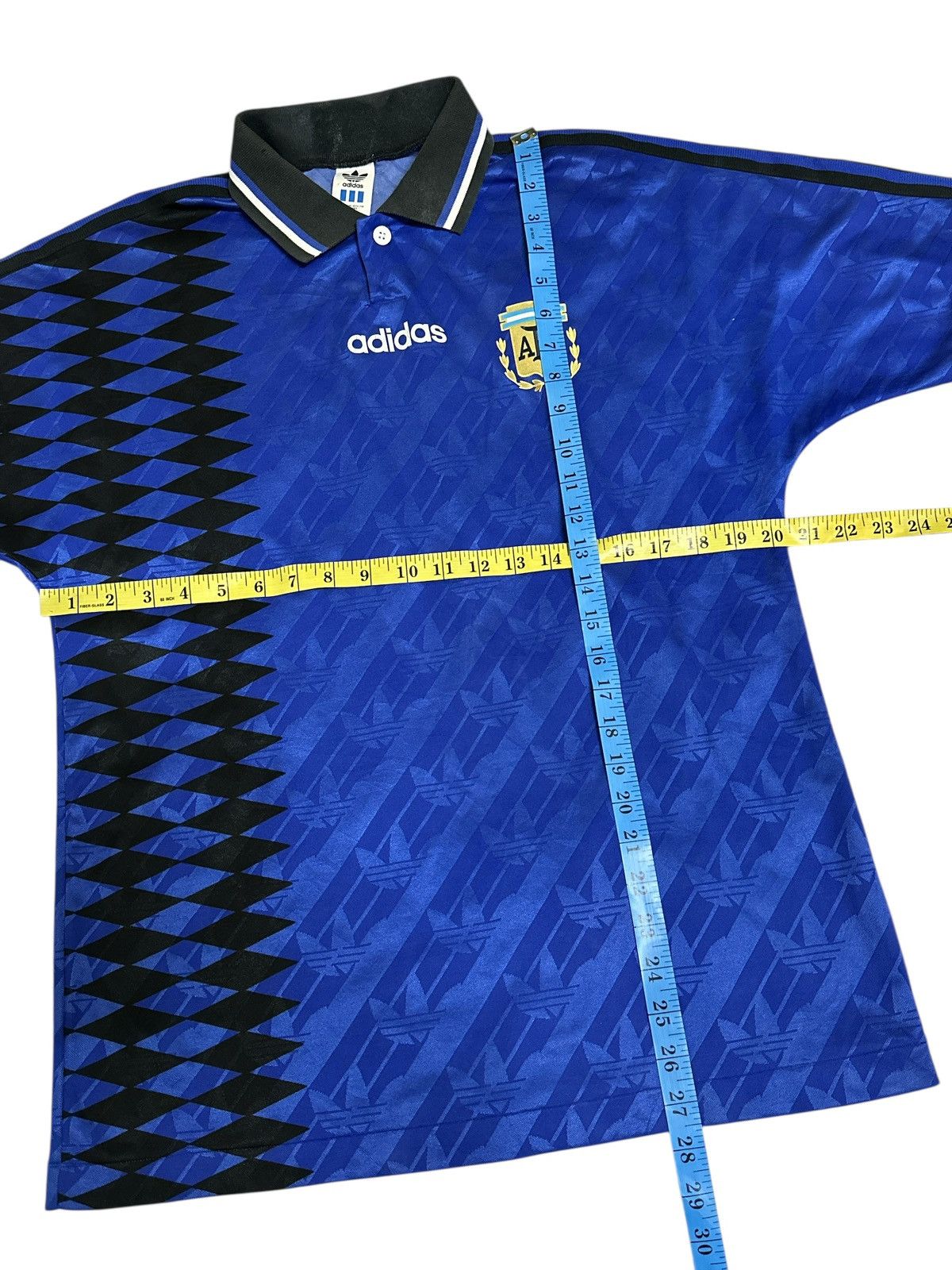 Vintage Vintage Adidas Argentina Jersey Jaspo . Size US L / EU 52-54 / 3 - 6 Thumbnail
