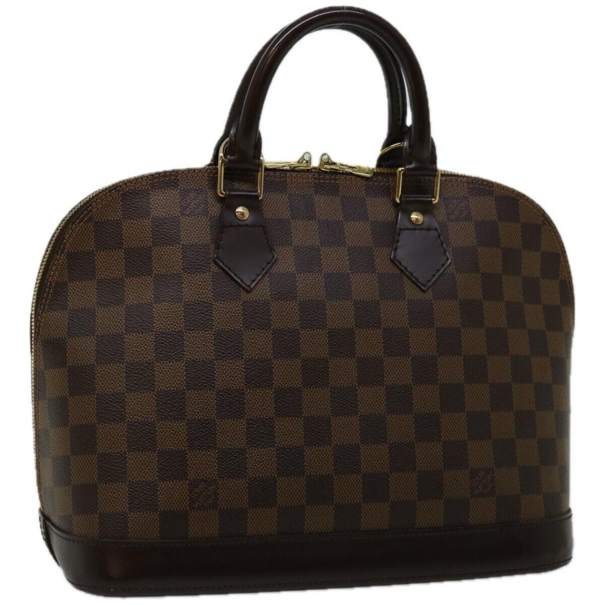 image of Borsa A Mano Louis Vuitton Damier Ebene Alma in Marrone, Women's
