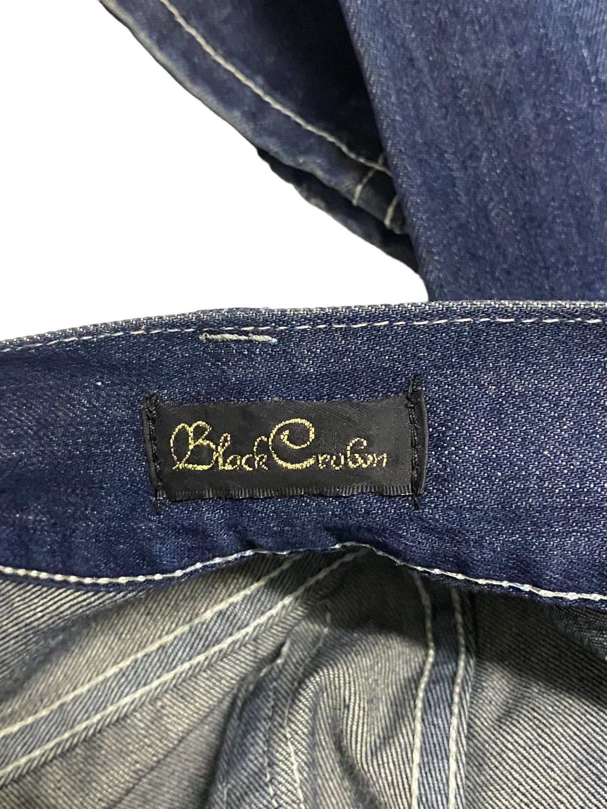 Hysteric Glamour Flare Black Crobot Japan Jean Whisker Honeycomb Style Size US 31 - 15 Thumbnail