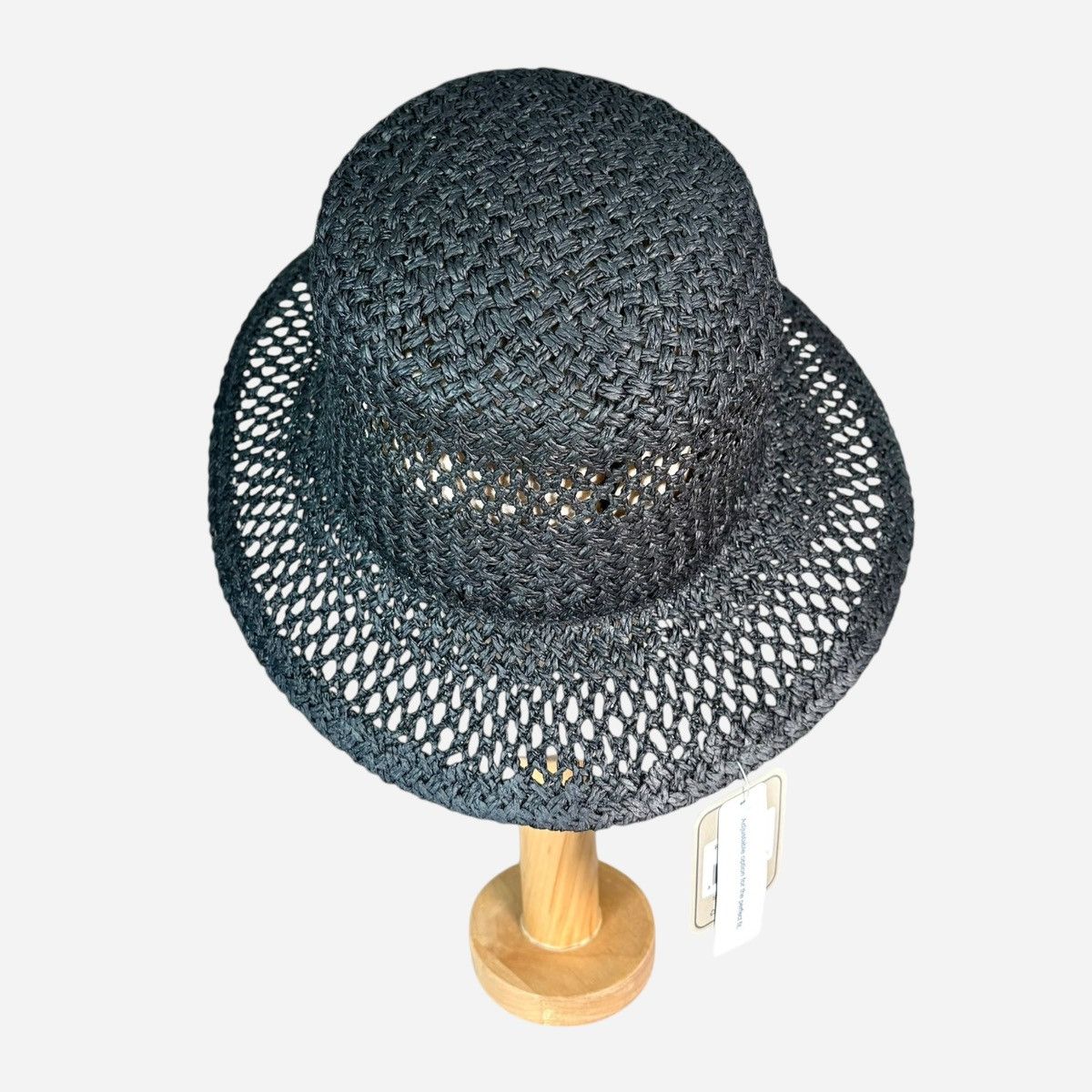 Other San Diego Hat Company Women’s Open Weave Black Bucket Hat Size ONE SIZE - 6 Thumbnail