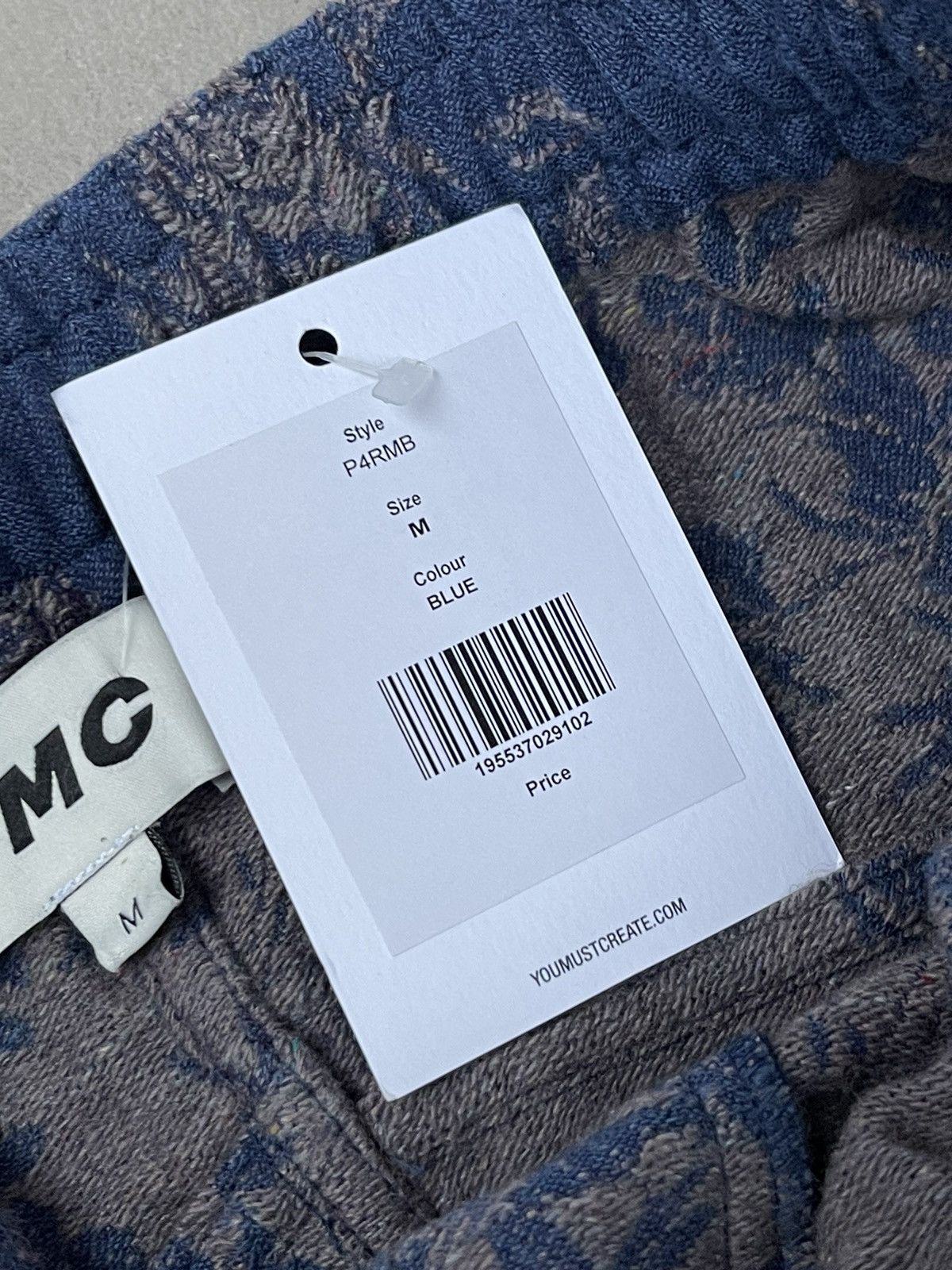 YMC !DS! SS23 YMC Alva Floral Navy Wool Casula Pants Size US 34 / EU 50 - 24 Thumbnail