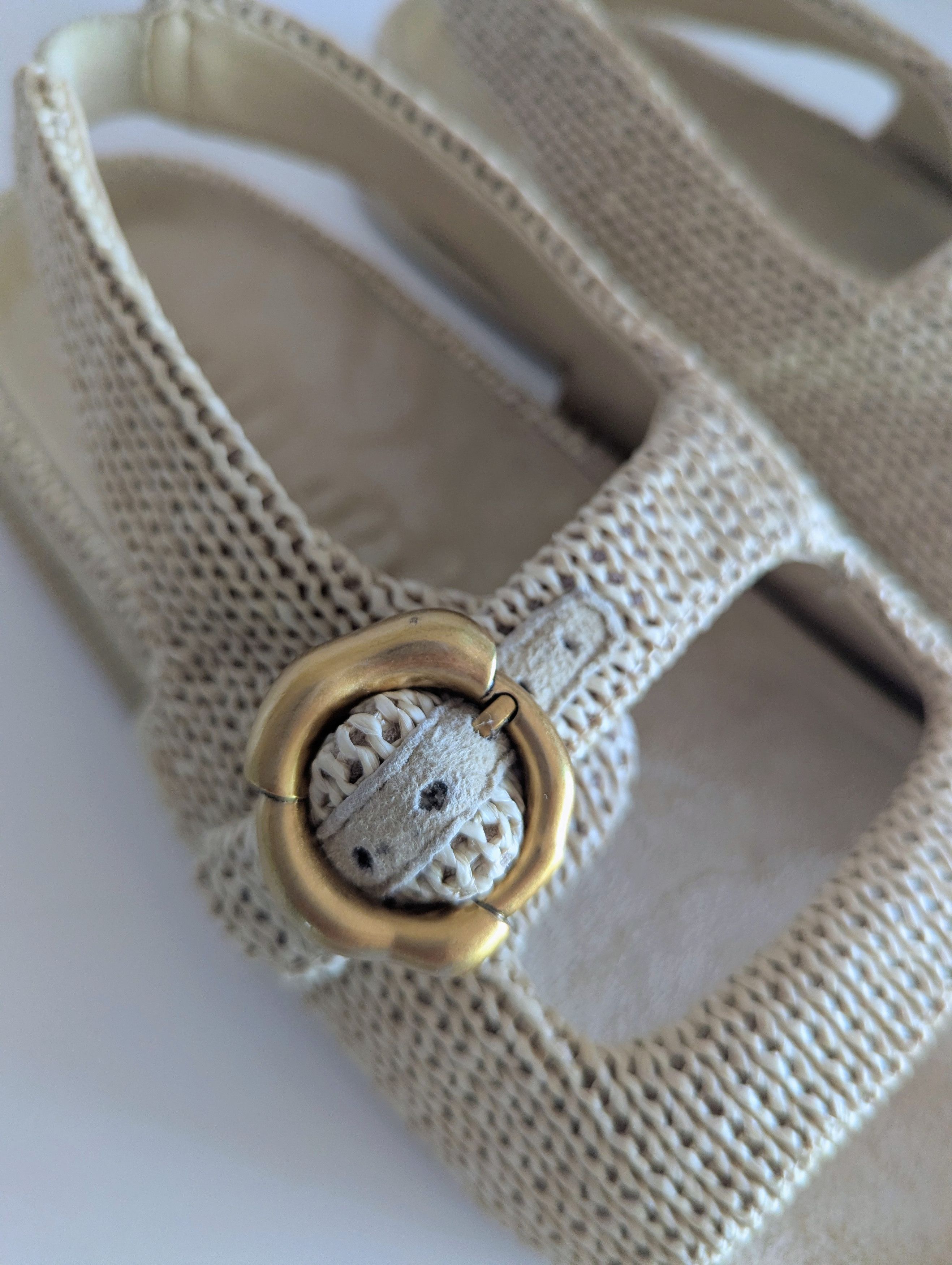 Cult Gaia RARE CULT GAIA Brielle Raffia Sporty Sandals 36.5 Natural Size US 6.5 / IT 36.5 - 10 Thumbnail