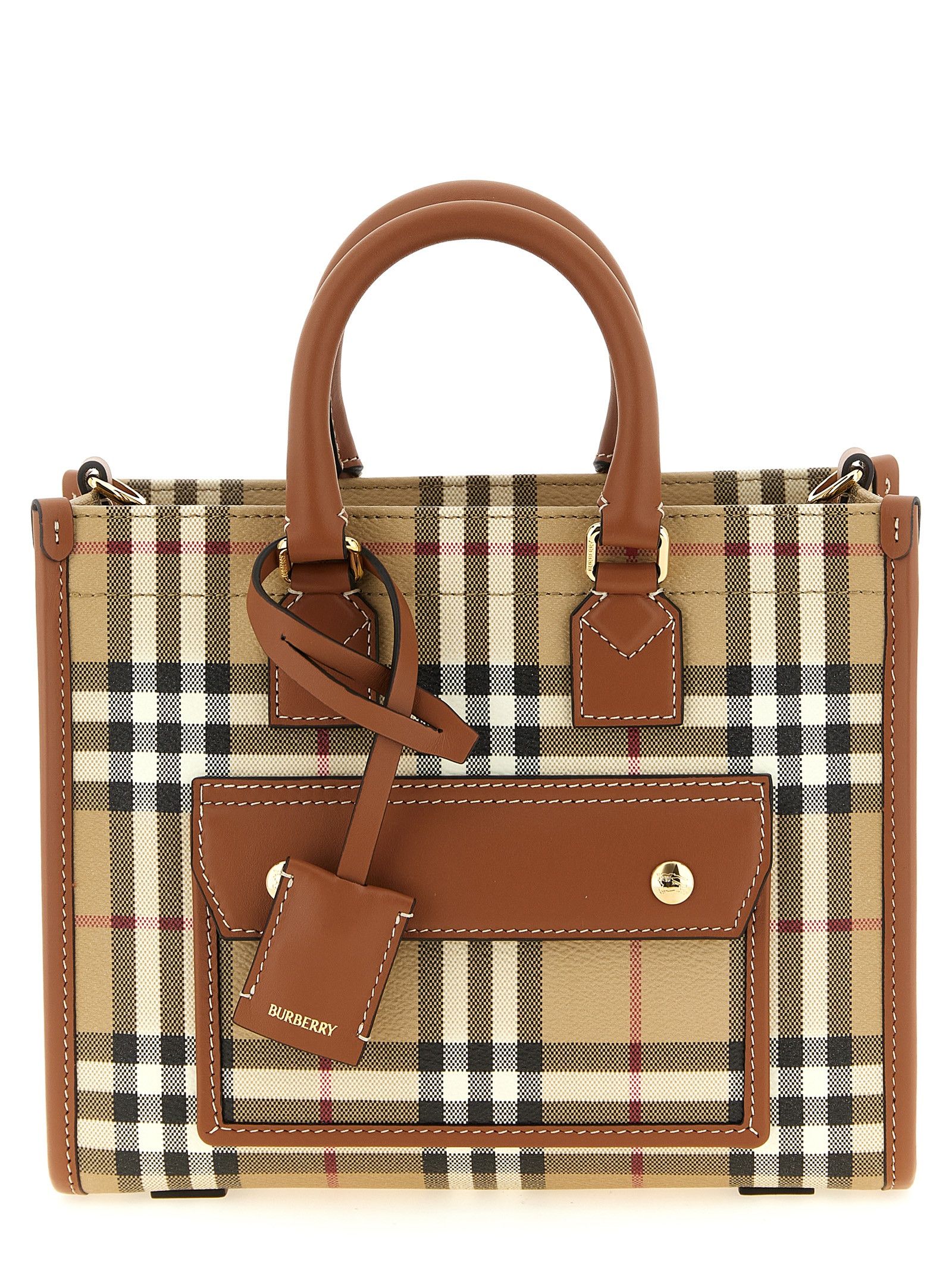 Burberry 'Freya' mini shopping bag Size ONE SIZE - 1 Thumbnail