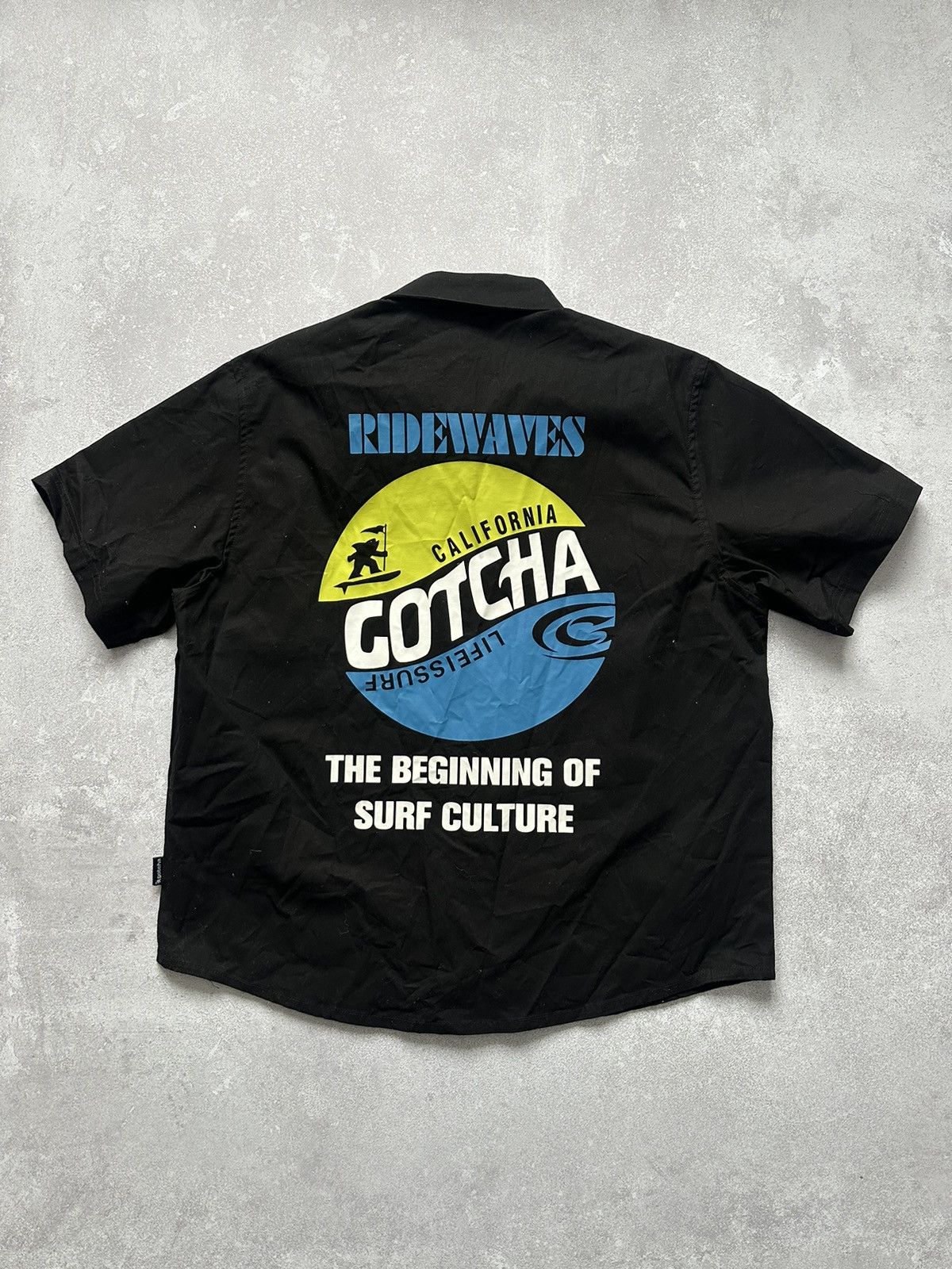 Designer × Gotcha Gotcha California Surf style shirts button up size L Size US L / EU 52-54 / 3 - 13 Thumbnail
